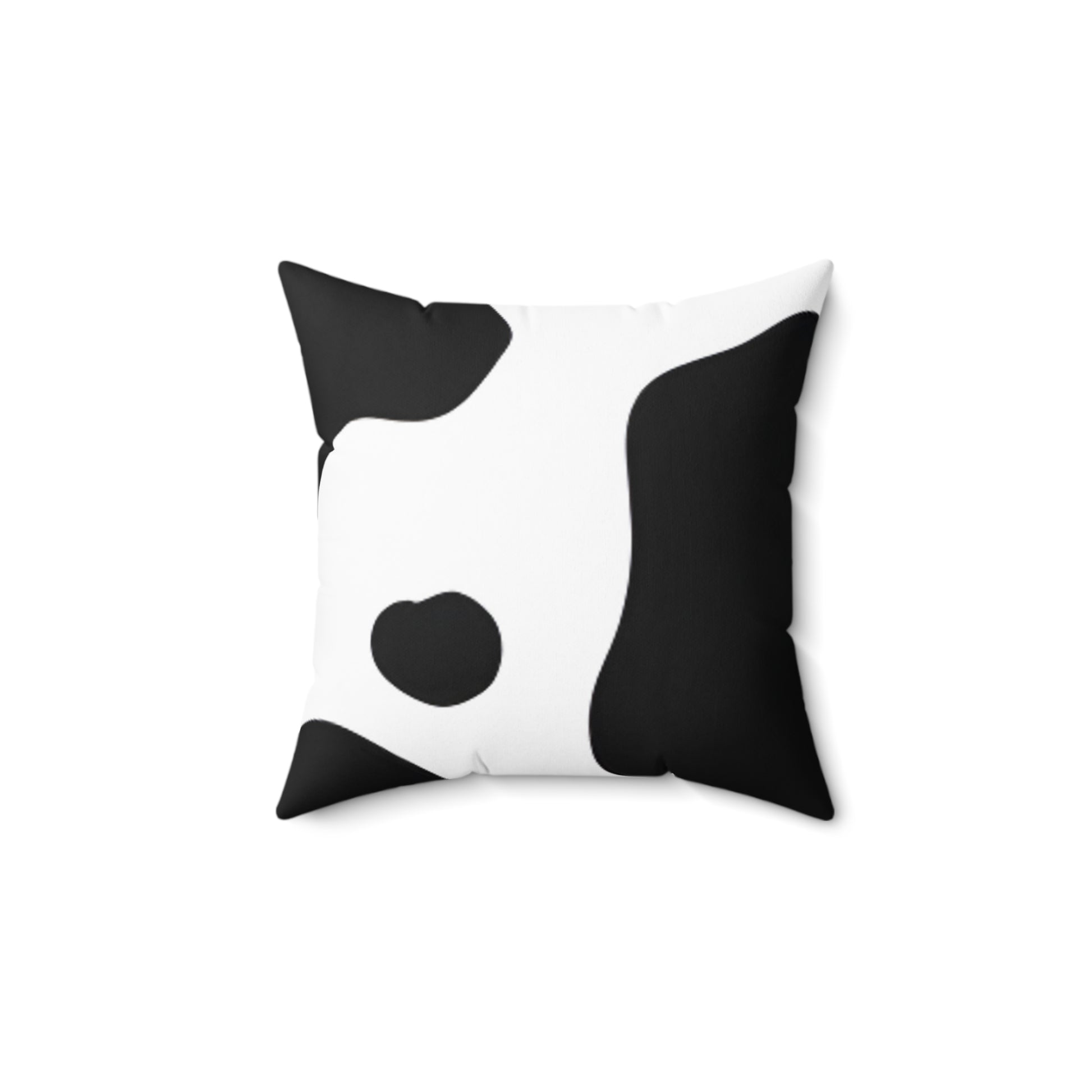 Cow Print Focus Spun Polyester Square Pillow, Artsulli - Art is Long, Life is Short, Home Decor, , , , , , , 