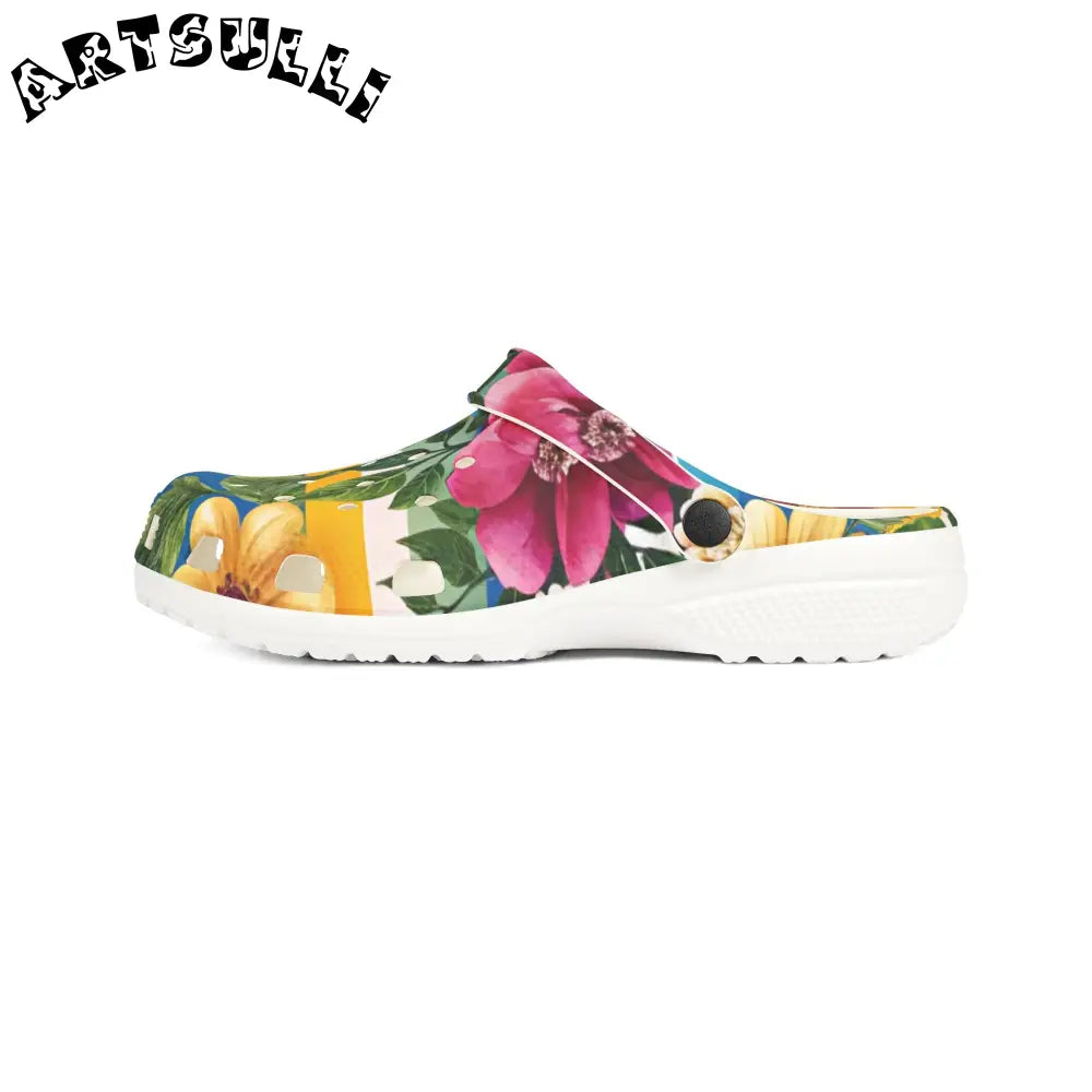 JAKKOUTTHEBXX Colorful Floral Eva Foam Clogs 2025