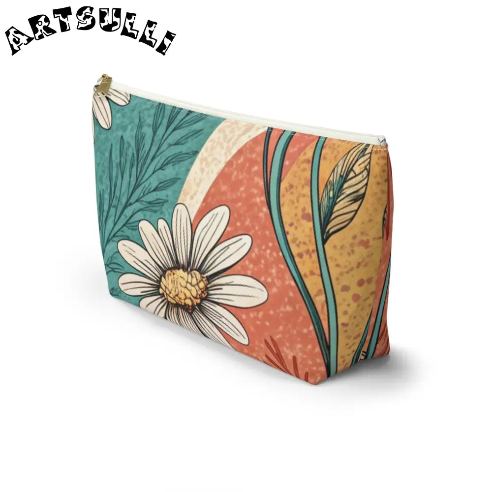 JAKKOUTTHEBXX Retro Daisy Dream Accessory Pouch w T-bottom