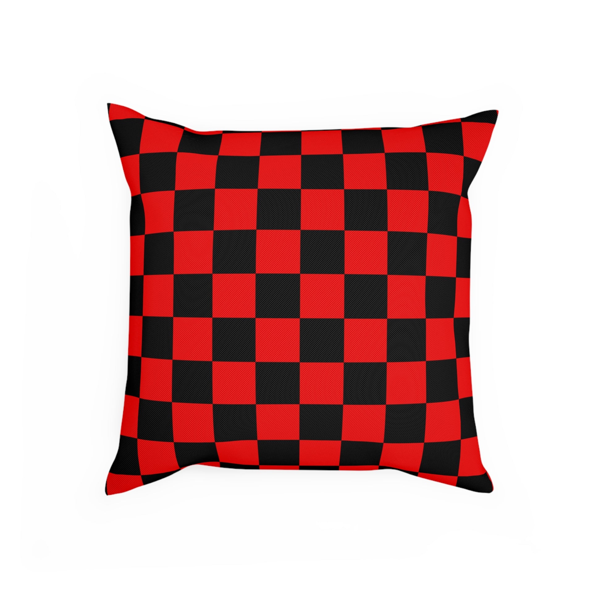 Checkerboard Red and Black Cushion, Artsulli - Art is Long, Life is Short, Home Decor, , , , , , , 