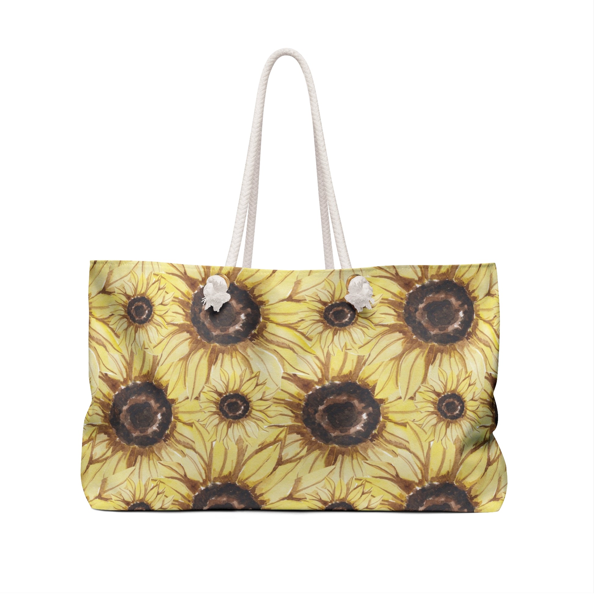 Retro Anime Sunflower Weekender Bag, Artsulli - Art is Long, Life is Short, Bags, , , , , , , 