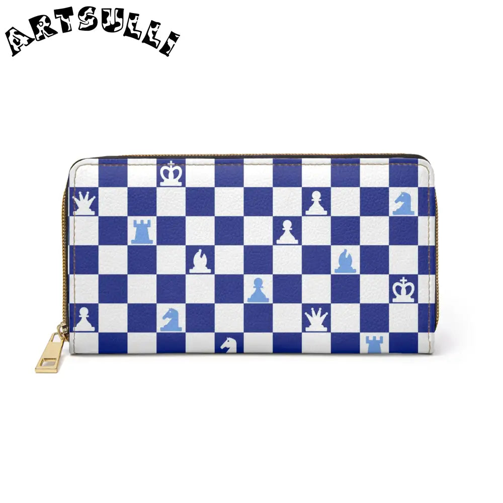 JAKKOUTTHEBXX Chess Checkerboard Credit Cards Wallet 2025
