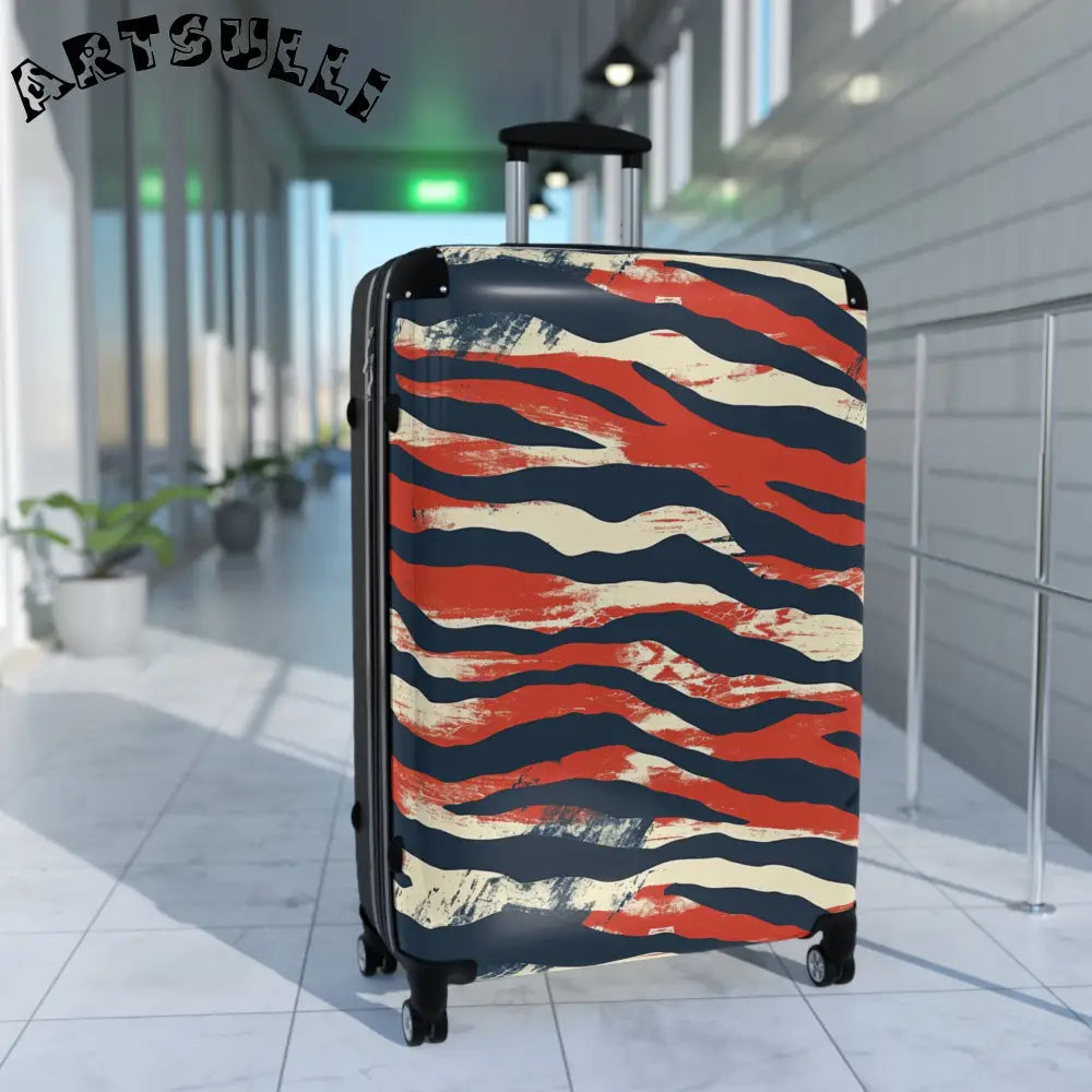 JAKKOUTTHEBXX Capricious Tiger Wave Suitcase JAKKOUTTHEBXX Artsulli