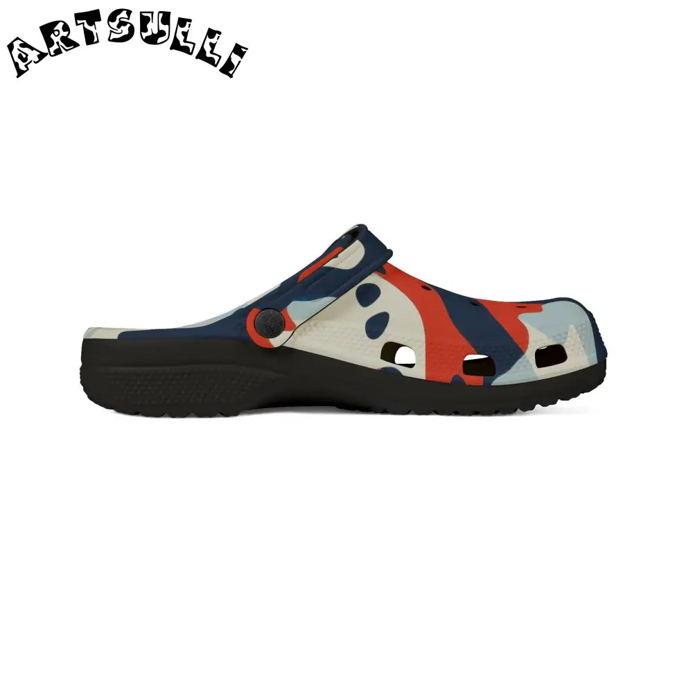 JAKKOUTTHEBXX Camo Ghosts EVA Foam Rubber Shoes (AOP) JAKKOUTTHEBXX