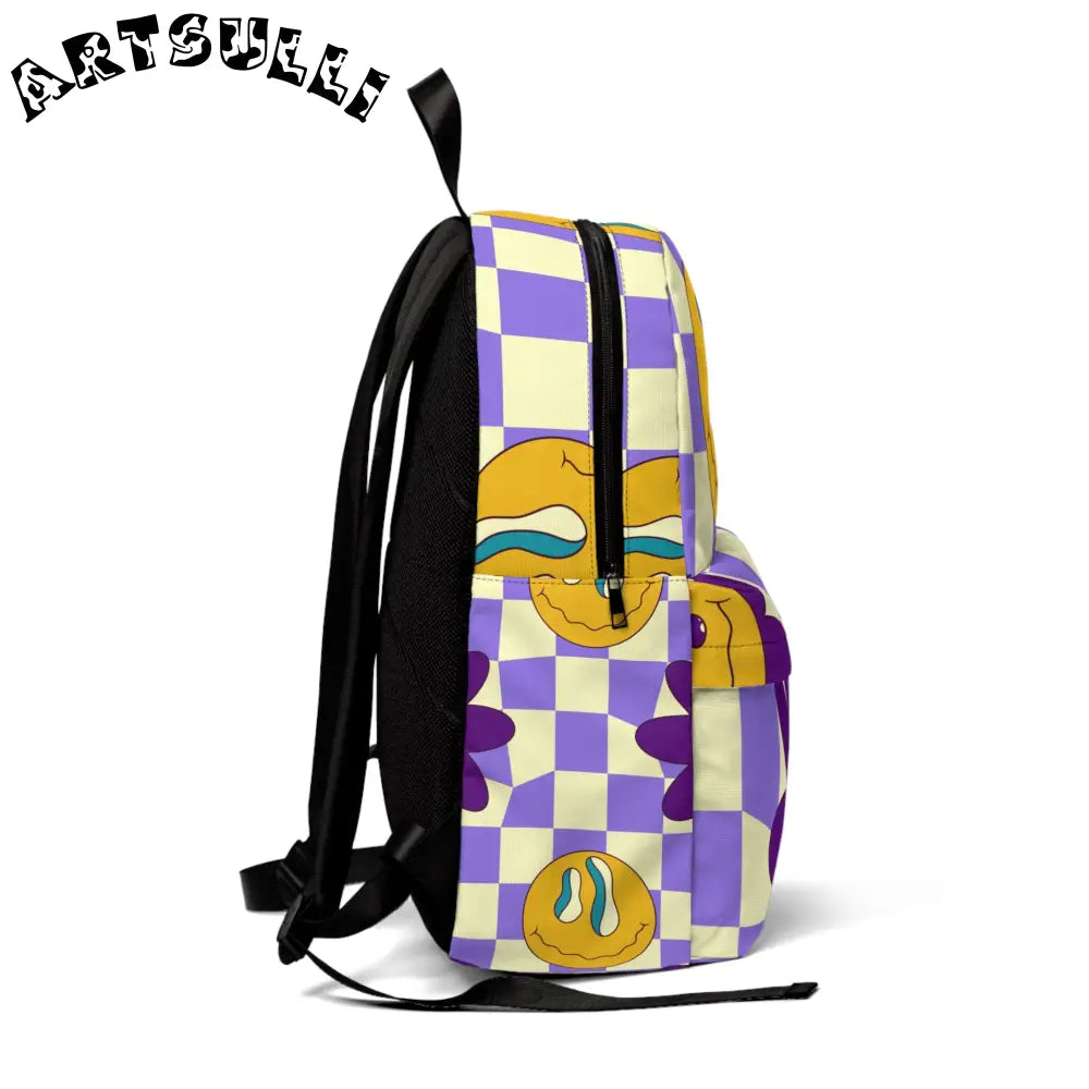 JAKKOUTTHEBXX Trippy Flower Power Motifs Unisex Classic Backpack