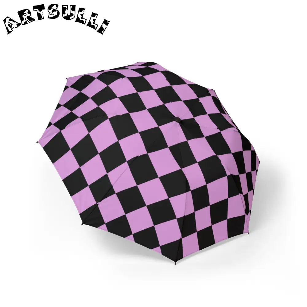 JAKKOUTTHEBXX Pixel Punk Vision Semi-Automatic Foldable Umbrella
