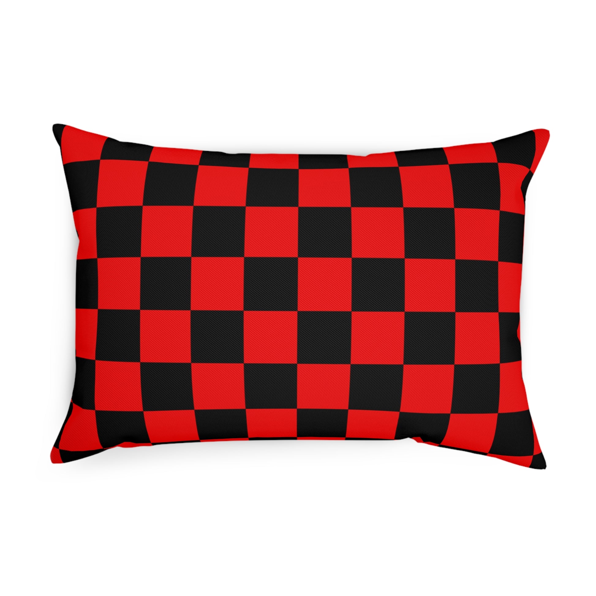 Checkerboard Red and Black Cushion, Artsulli - Art is Long, Life is Short, Home Decor, , , , , , , 