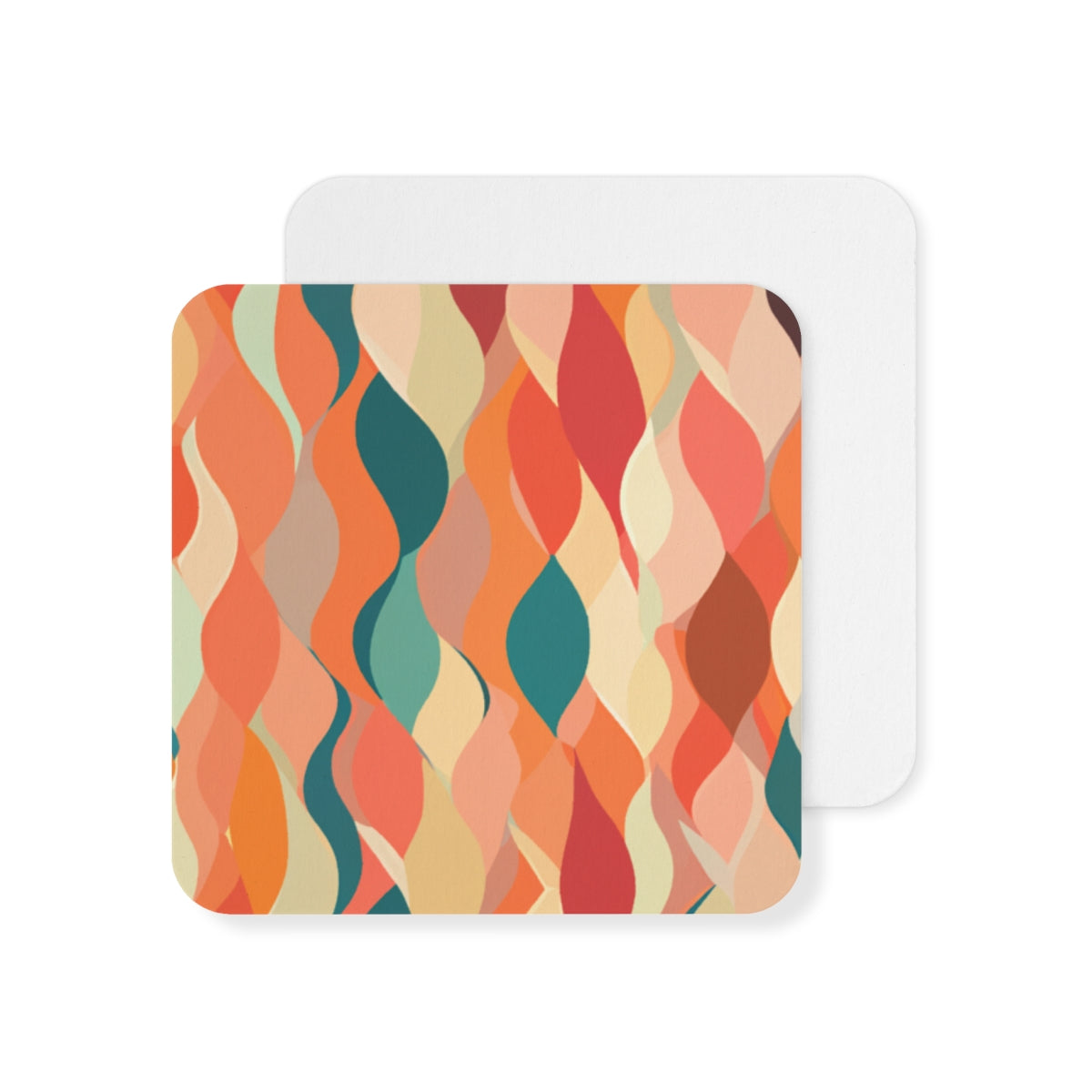 70s Sienna FlowCoasters (50, 100 pcs)SandyBrown