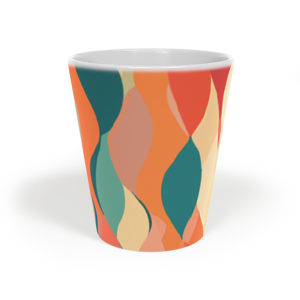 70s Sienna FlowLatte Mug, 12ozSandyBrown