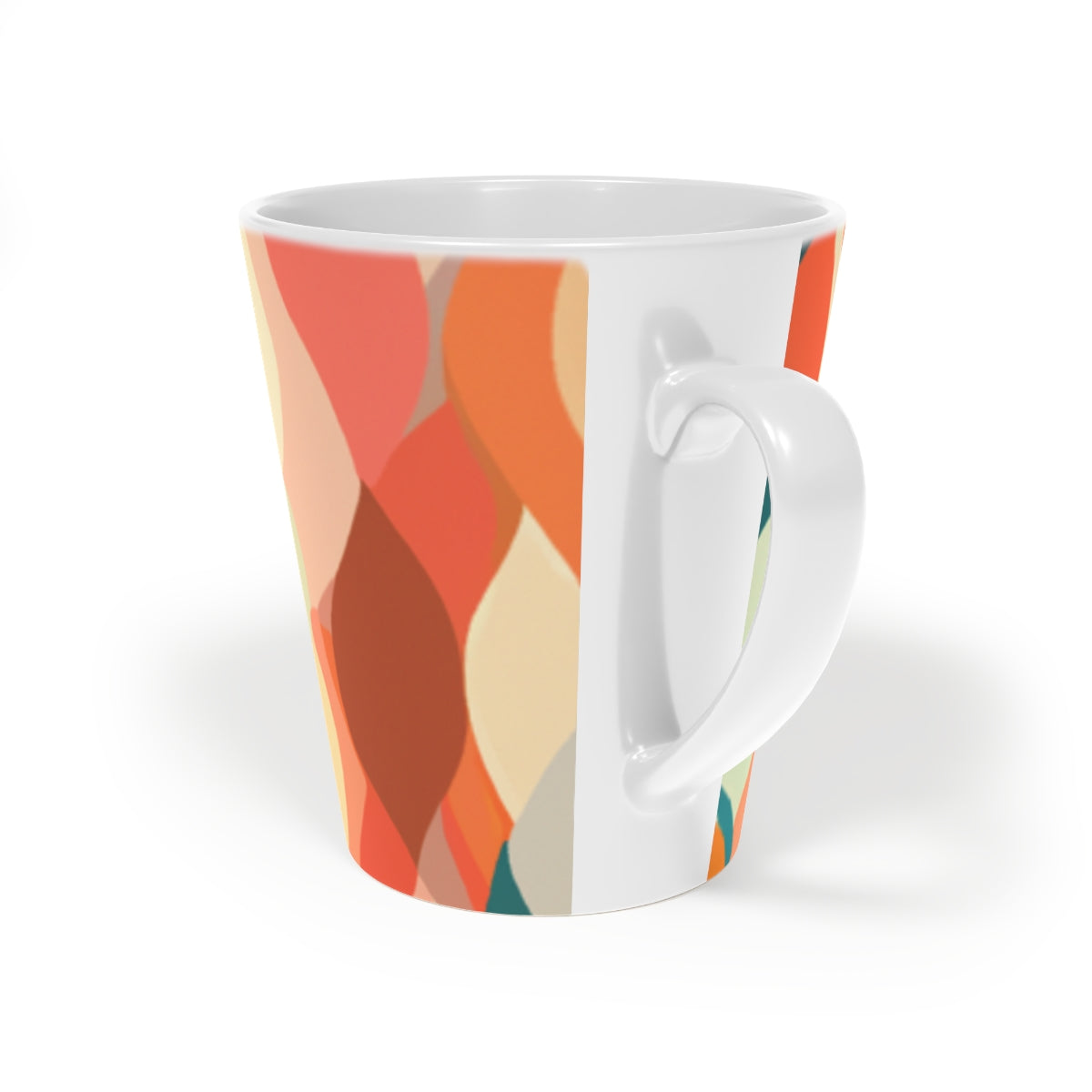 70s Sienna FlowLatte Mug, 12ozSandyBrown