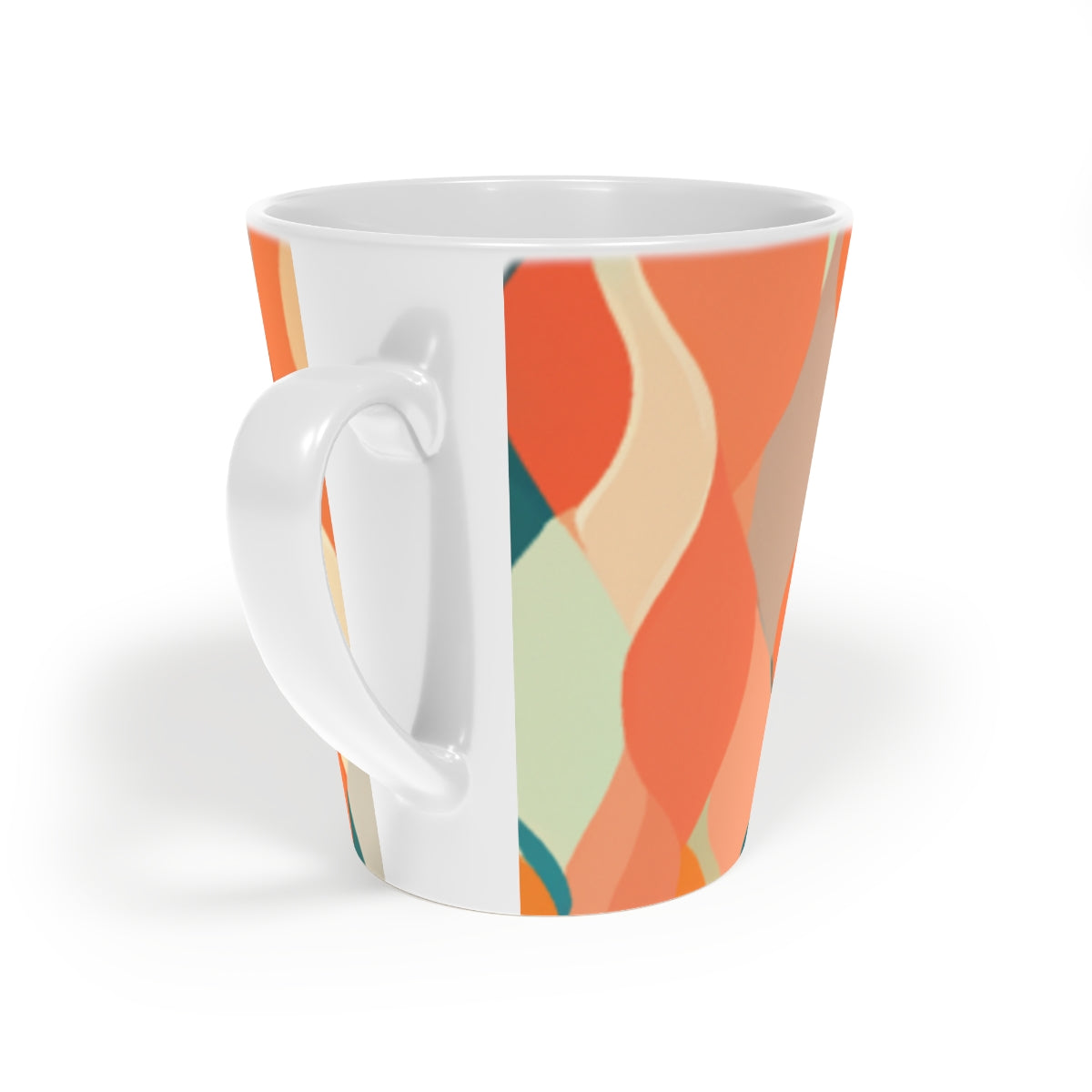 70s Sienna FlowLatte Mug, 12ozSandyBrown