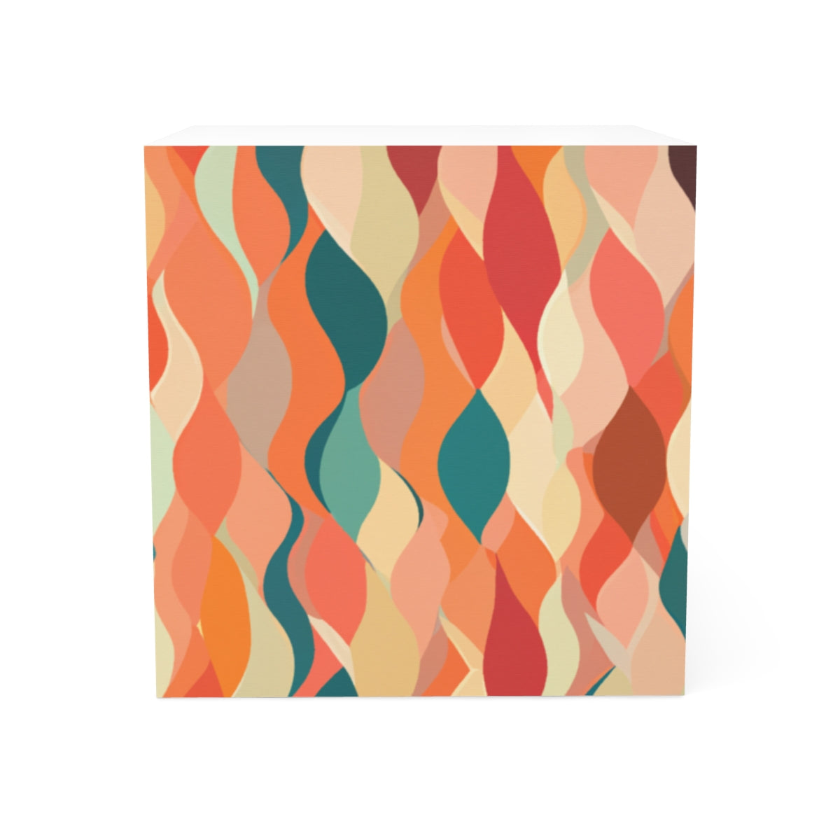 70s Sienna FlowNote CubeSandyBrown