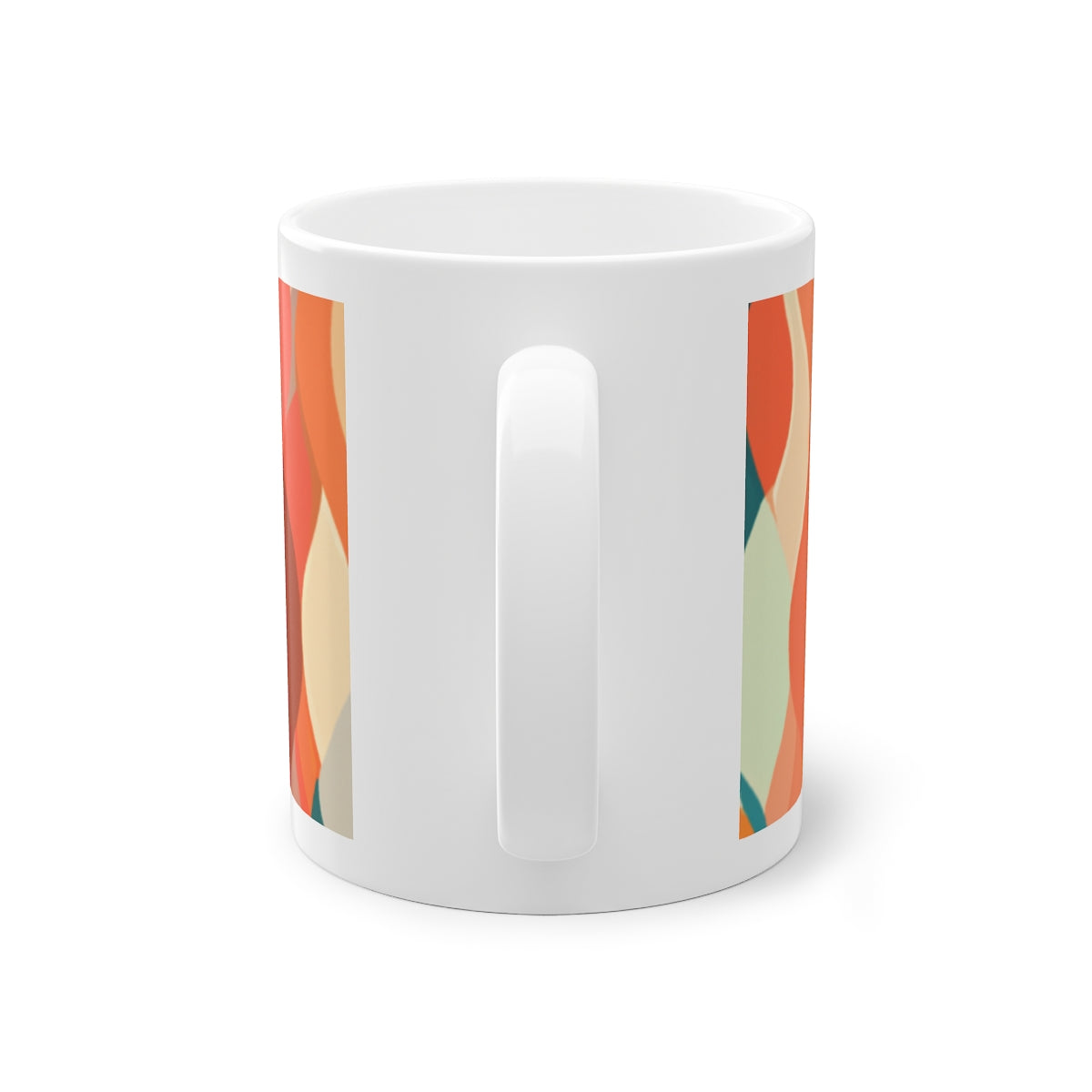 70s Sienna FlowStandard Mug, 11ozSandyBrown