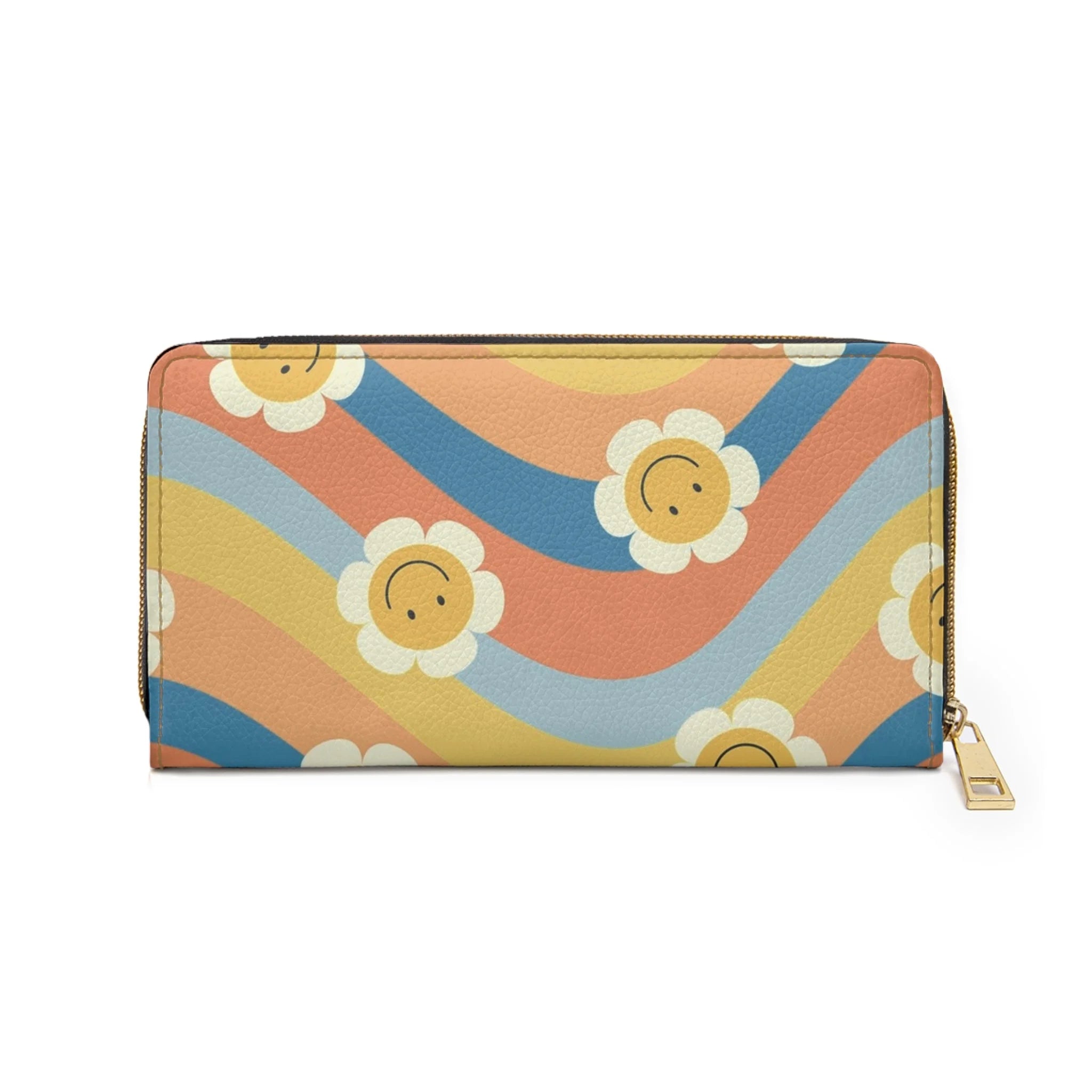 70s Smiley Wave Wallet Displays Utility, Artsulli - Art is Long, Life is Short, Accessories, , , , , , , 