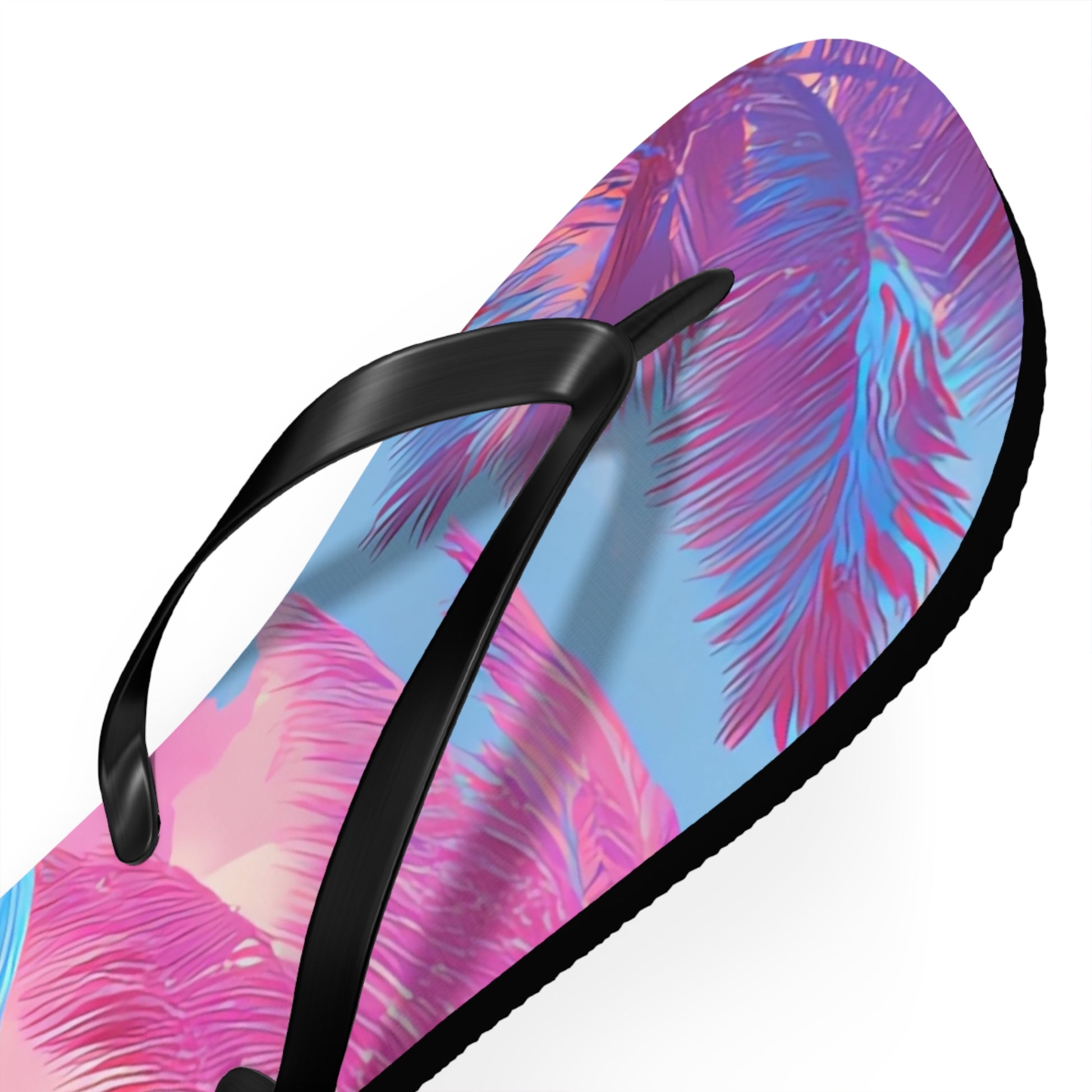 Ethereal Pastel Palms Flip Flops, Artsulli - Art is Long, Life is Short, Shoes, , , , , , , 