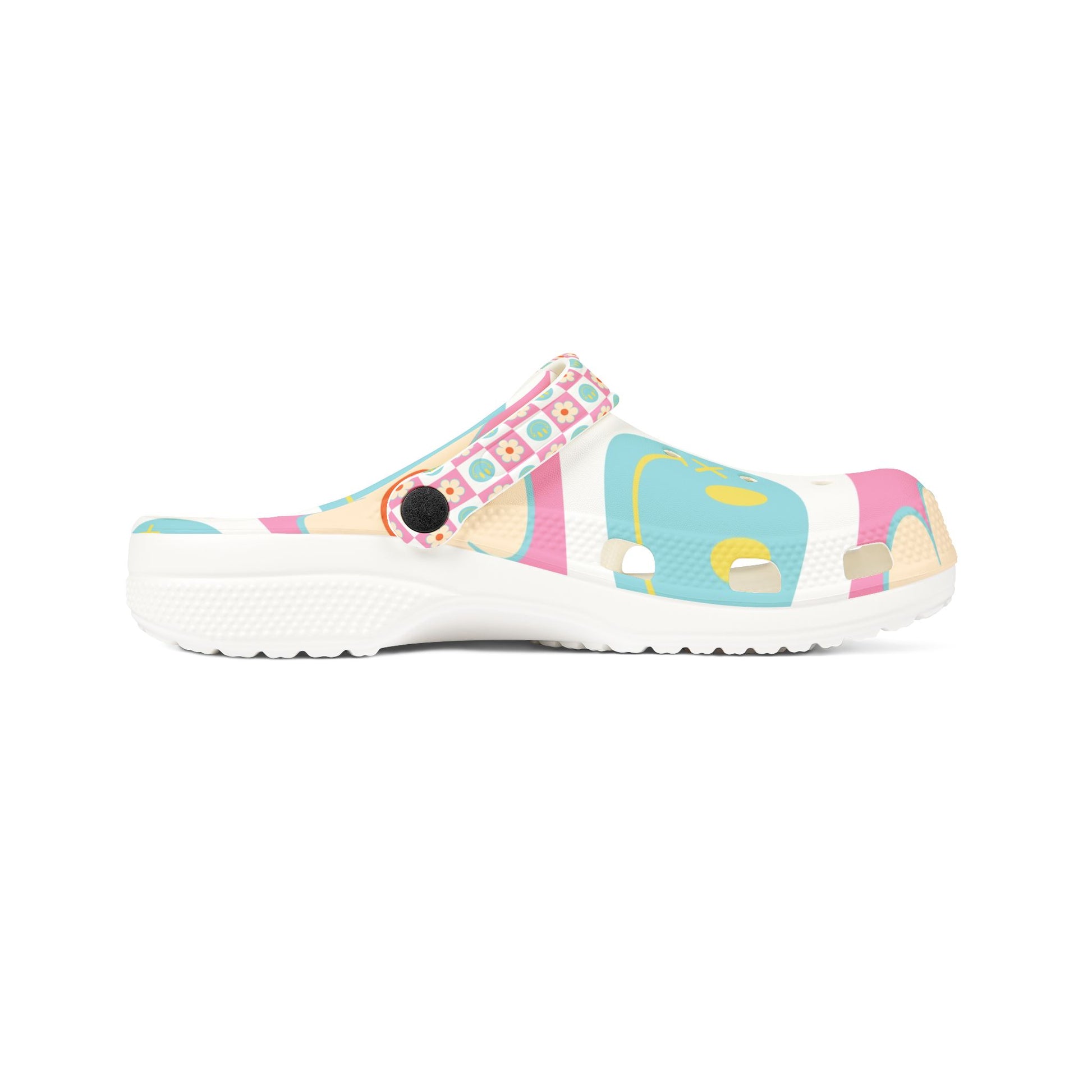 Madotsukis Grin Bloom EVA Foam Rubber Shoes (AOP), Artsulli - Art is Long, Life is Short, Shoes, , , , , , , 