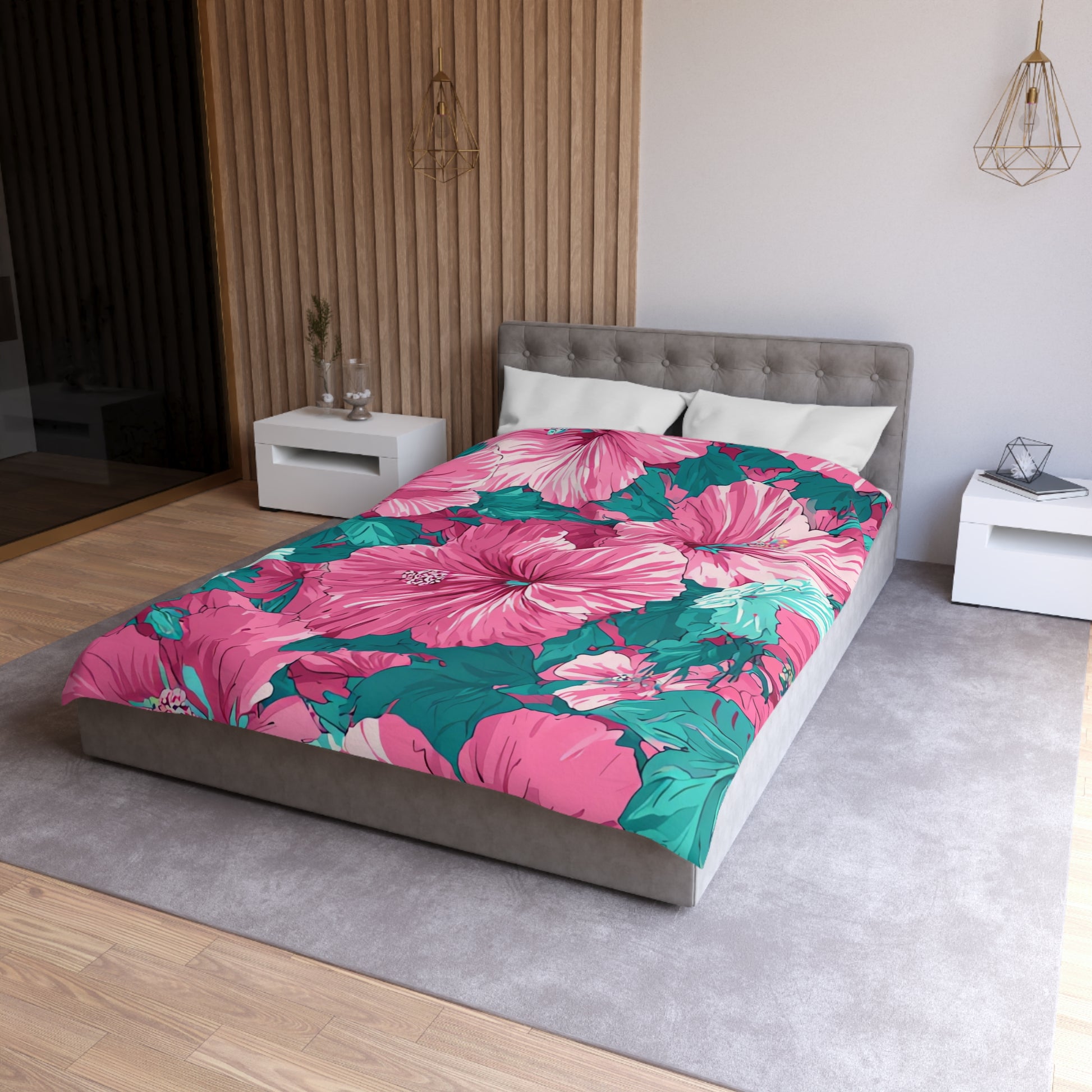 Flowerpunk Aloha Microfiber Duvet Cover, Artsulli - Art is Long, Life is Short, Home Decor, , , , , , , 