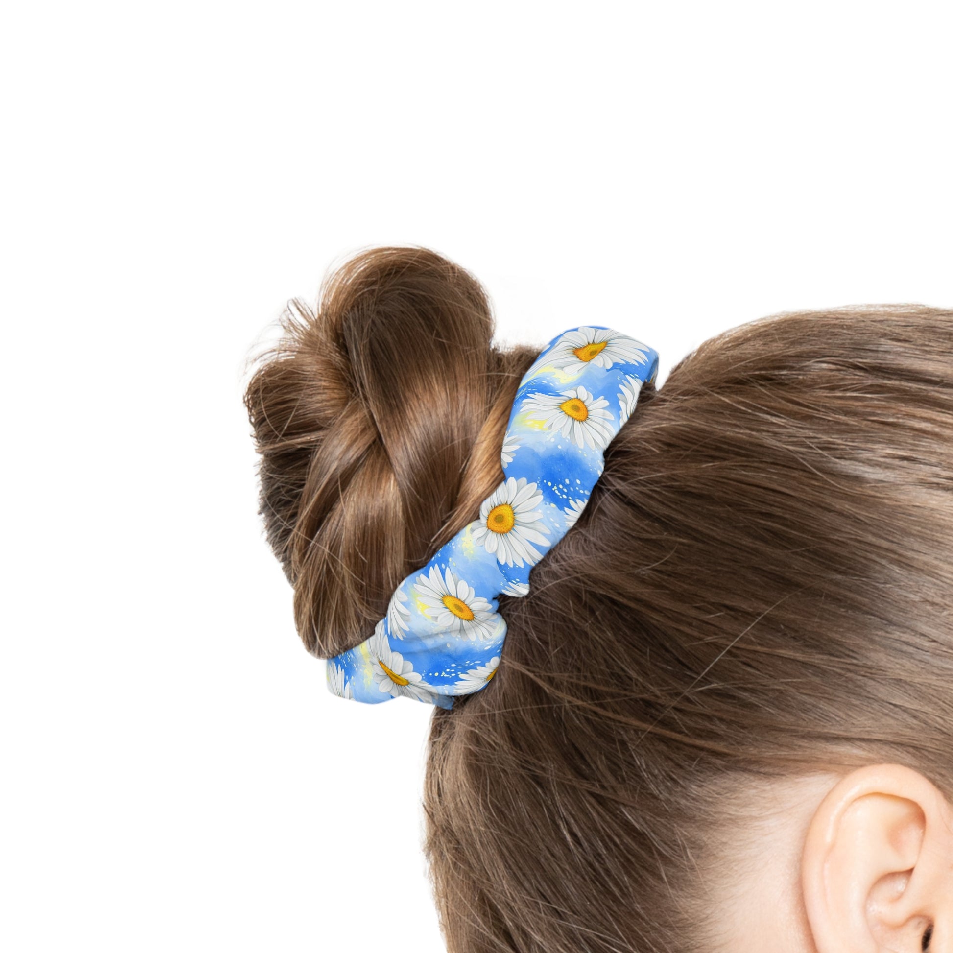 Daisies Scrunchie, Artsulli - Art is Long, Life is Short, Accessories, , , , , , , 
