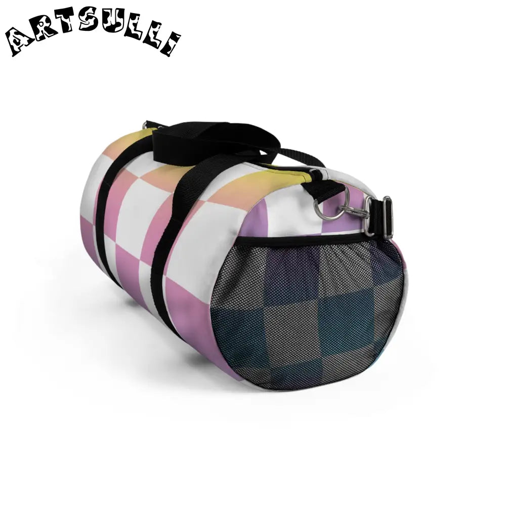 JAKKOUTTHEBXX Vaporwave Check II Duffel Bag JAKKOUTTHEBXX Artsulli