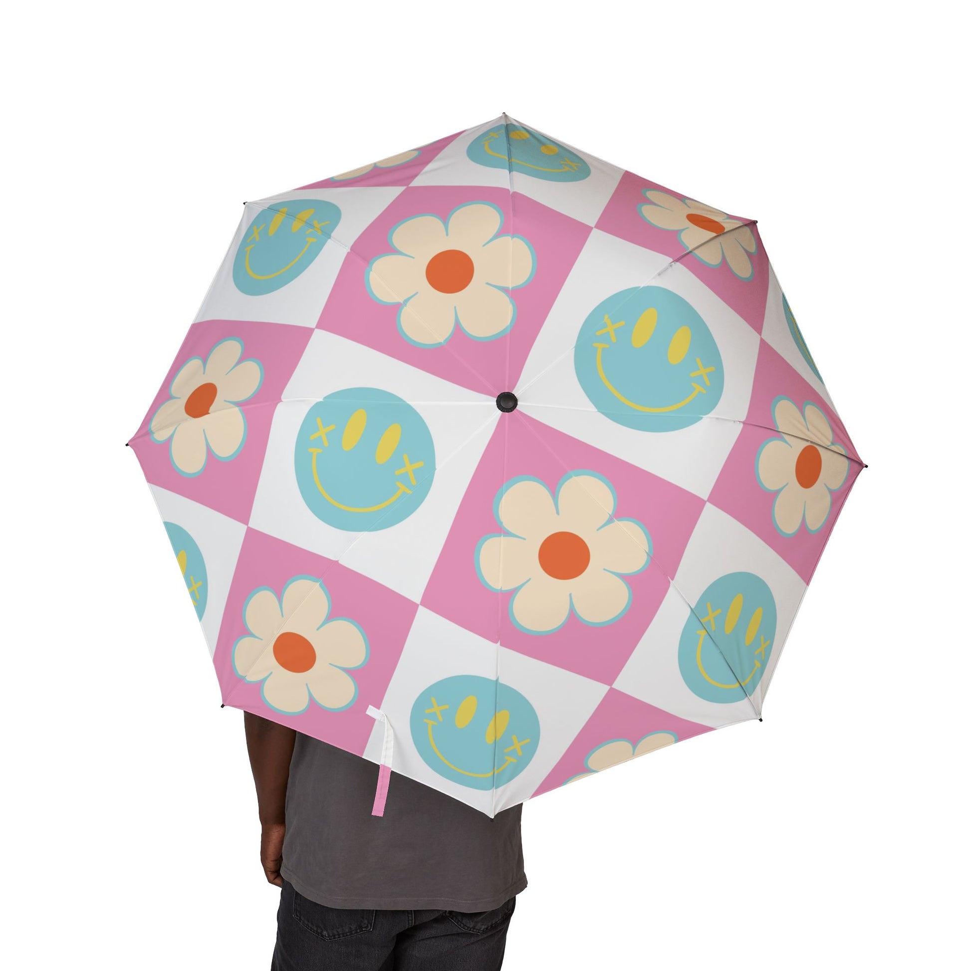 Madotsukis Grin Bloom Semi-Automatic Foldable Umbrella, Artsulli - Art is Long, Life is Short, Accessories, , , , , , , 