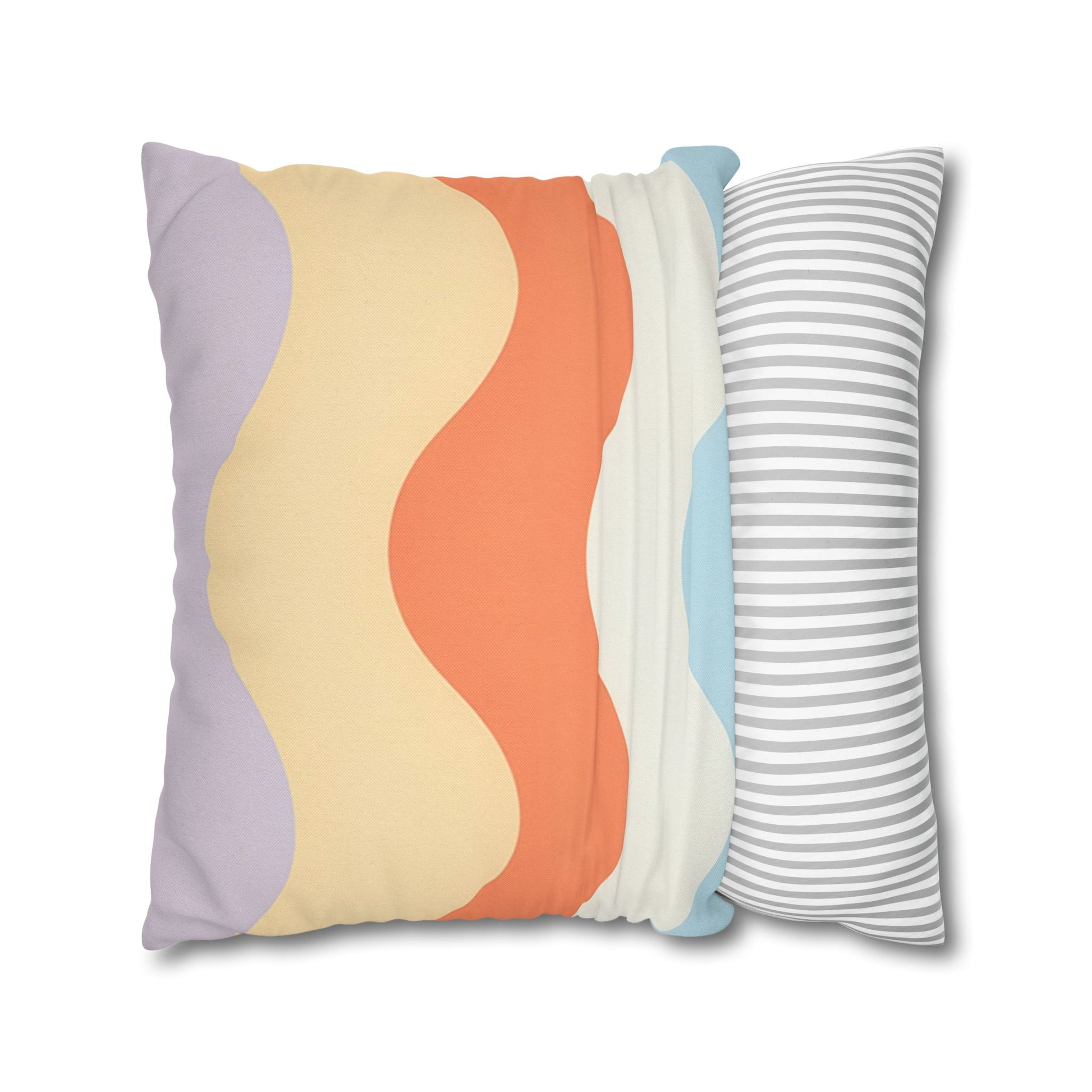 Spun Polyester Square Pillowcase, Artsulli - Art is Long, Life is Short, Home Decor, , , , , , , 
