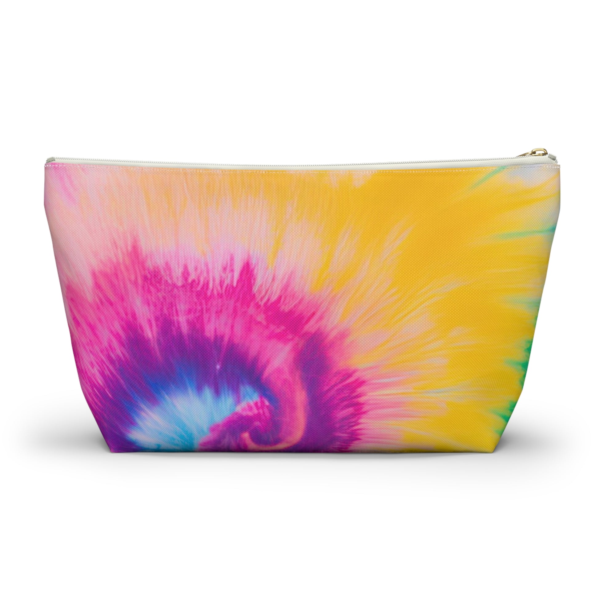 Psychedelic Tie Dye Accessory Pouch w T-bottom, Artsulli - Art is Long, Life is Short, Bags, , , , , , , 