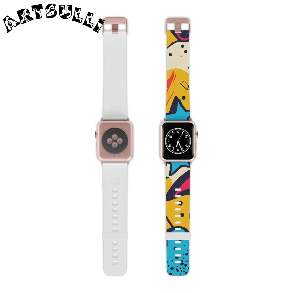 JAKKOUTTHEBXX Comic x Pop Art Watch Band for Apple Watch