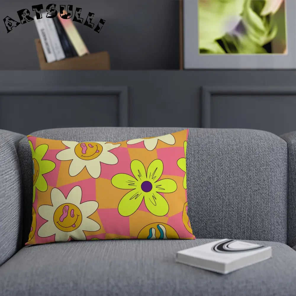 JAKKOUTTHEBXX Trippy Sour Face Rave Cushion JAKKOUTTHEBXX Artsulli
