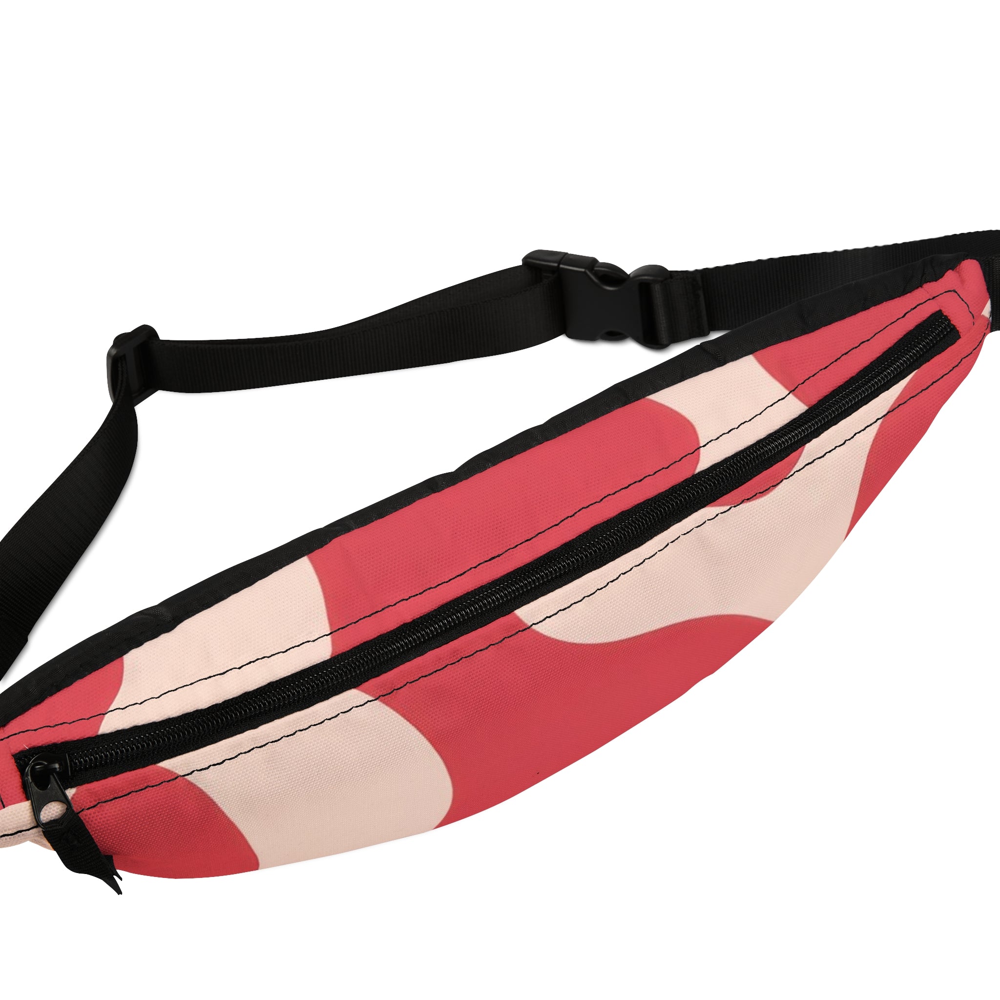 Red Jungle Cow Fanny Pack, Artsulli - Art is Long, Life is Short, Bags, , , , , , , 