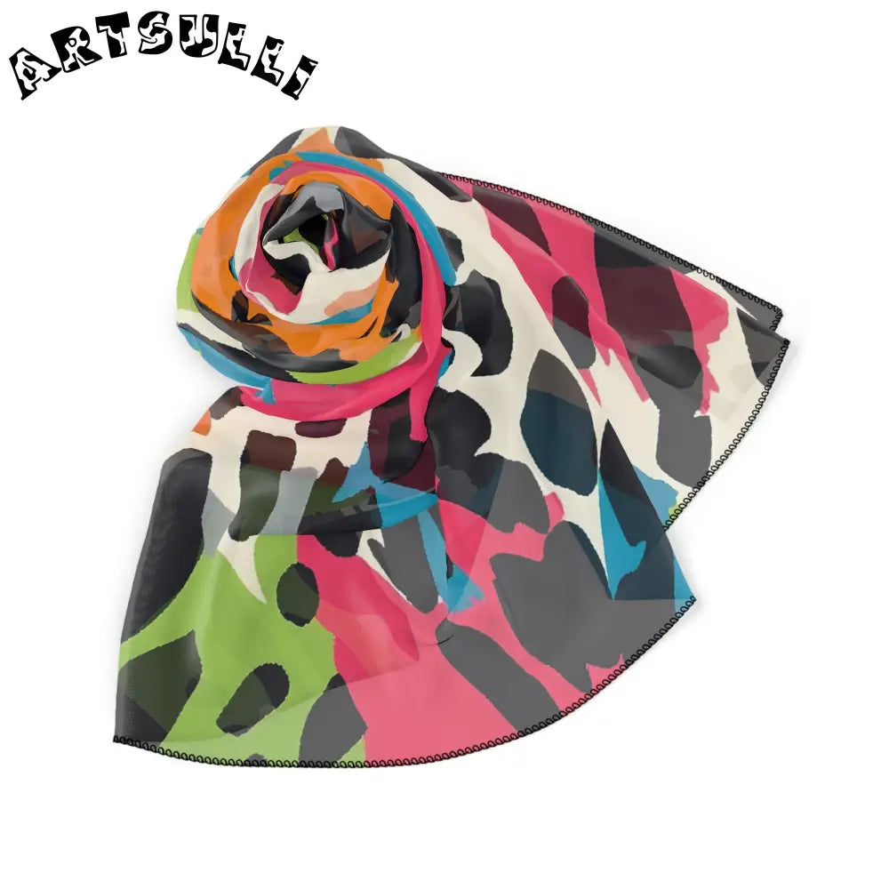 JAKKOUTTHEBXX Wild Brush Strokes x Animal Print Multi-Color Poly
