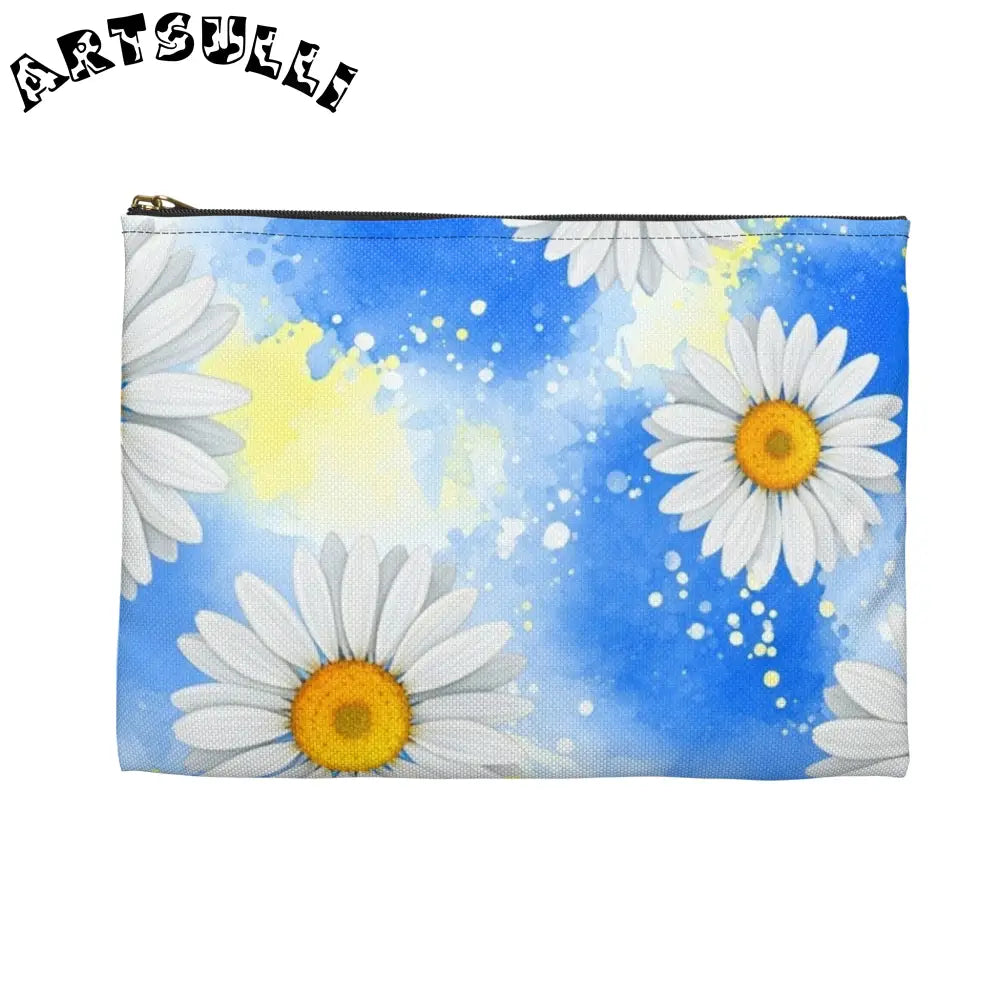 JAKKOUTTHEBXX Daisies Accessory Pouch JAKKOUTTHEBXX Artsulli - Art