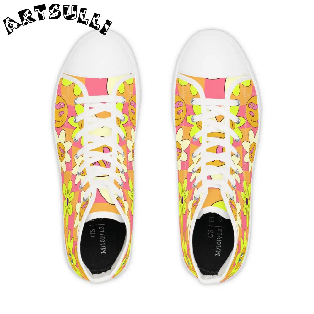 JAKKOUTTHEBXX Trippy Sour Face Rave Men’s High Top Sneakers