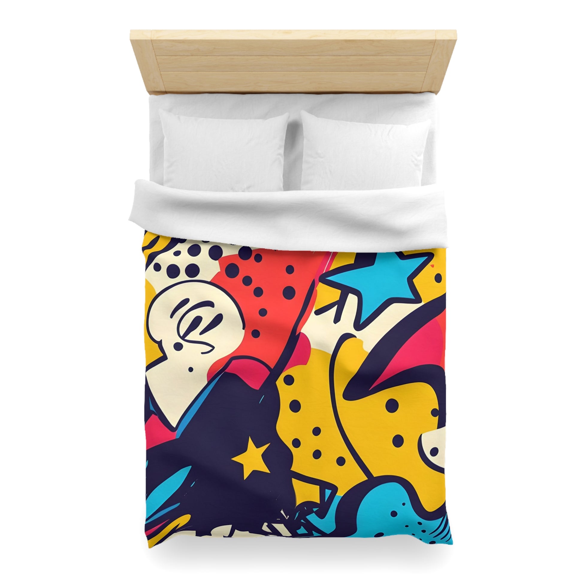 Comic x Pop Art Microfiber Duvet Cover, Artsulli - Art is Long, Life is Short, Home Decor, , , , , , , 