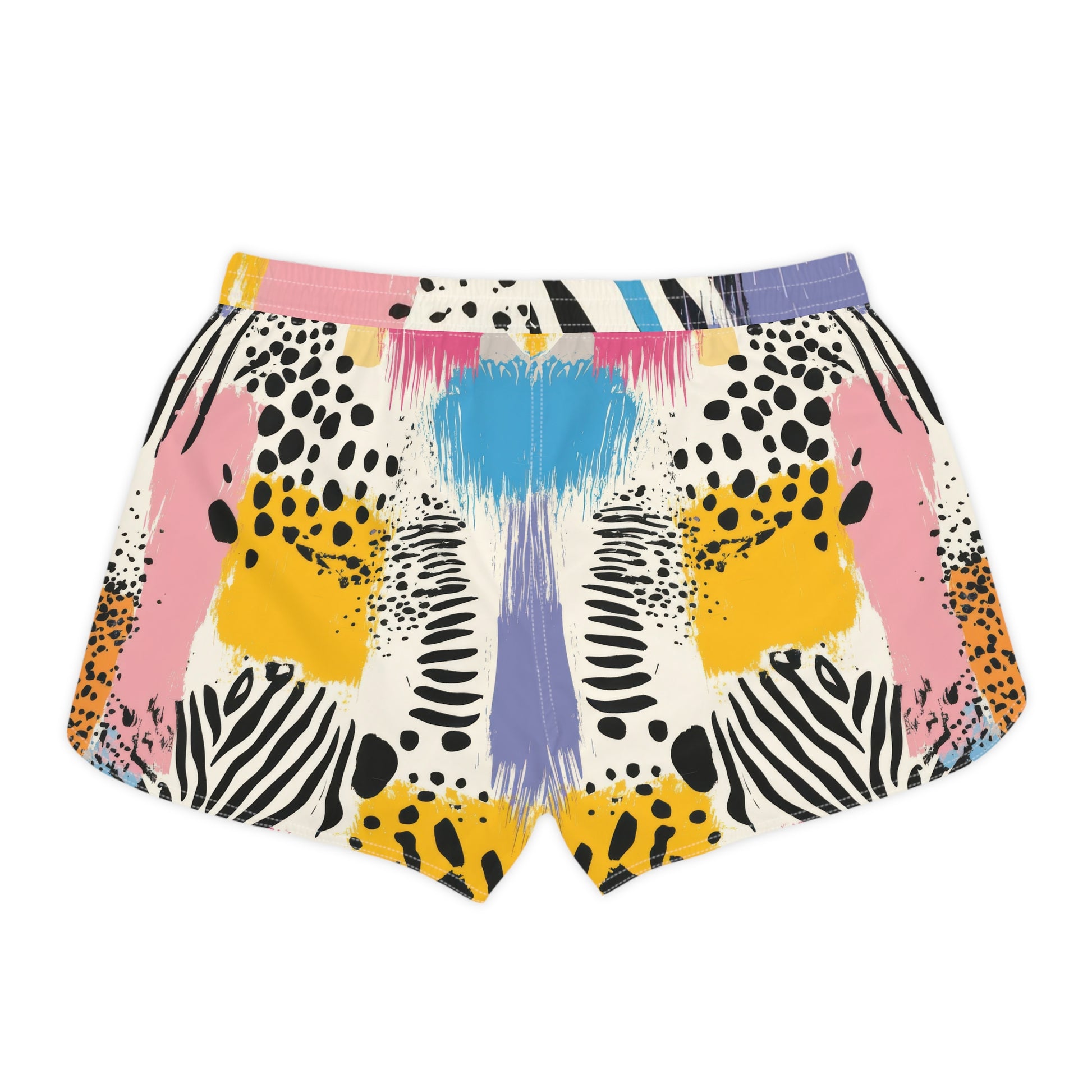Rae Zebra Rhapsody Women's Casual Shorts (AOP), Artsulli - Art is Long, Life is Short, All Over Prints, , , , , , , 