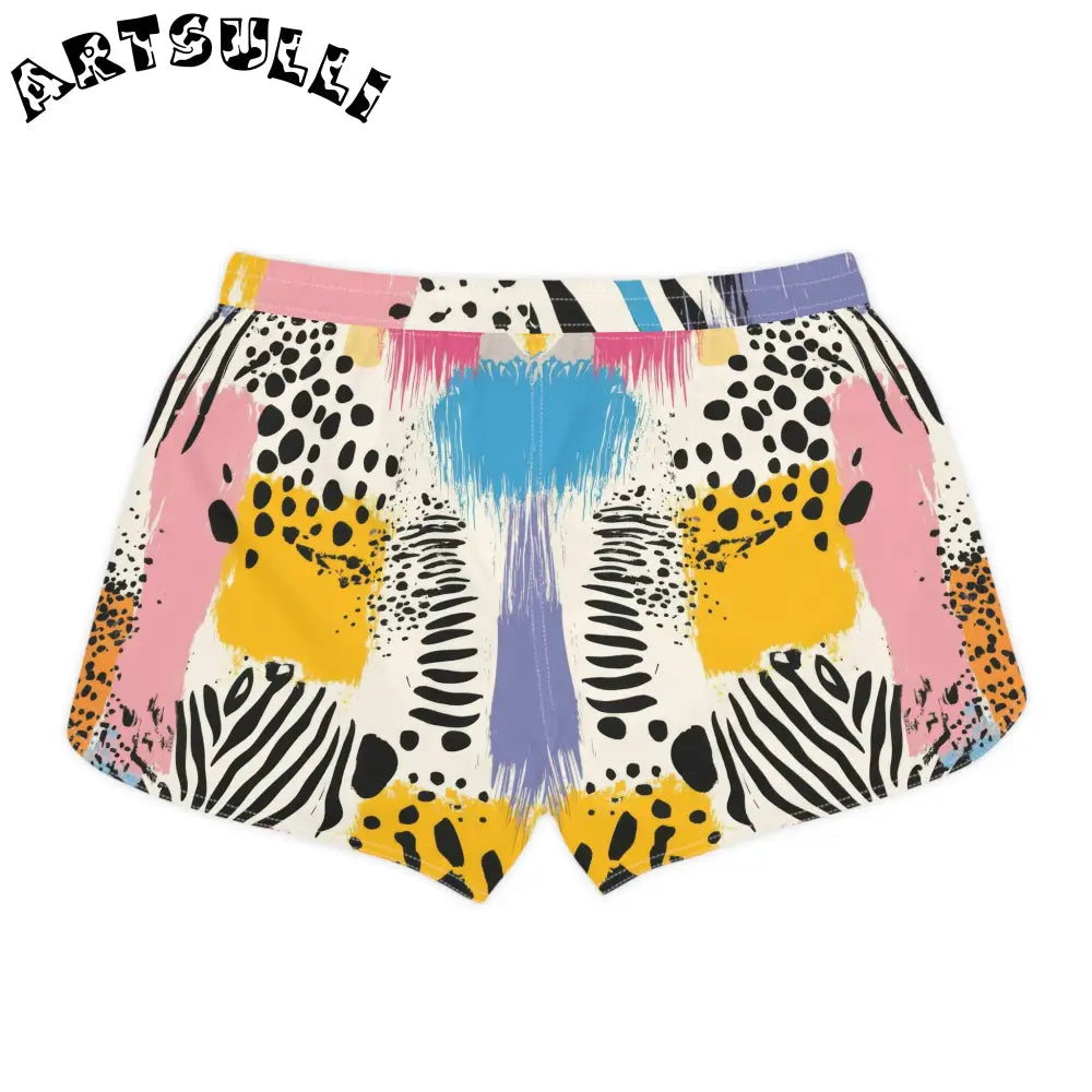 JAKKOUTTHEBXX Rae Zebra Rhapsody Women’s Casual Shorts (AOP)