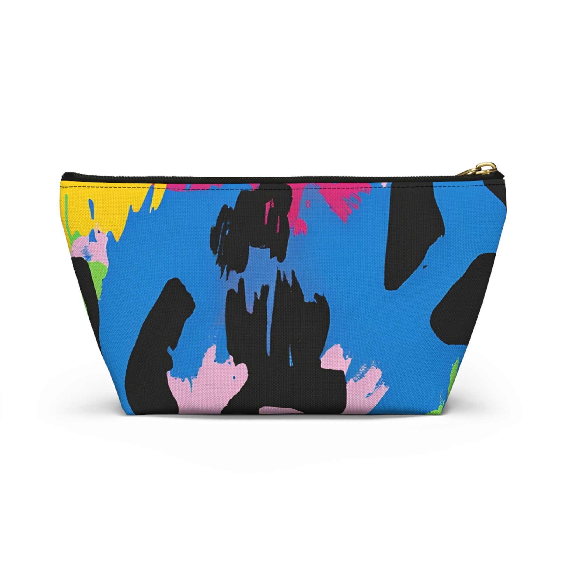90s Neon Accessory Pouch w T-bottom, Artsulli - Art is Long, Life is Short, Bags, , , , , , , 