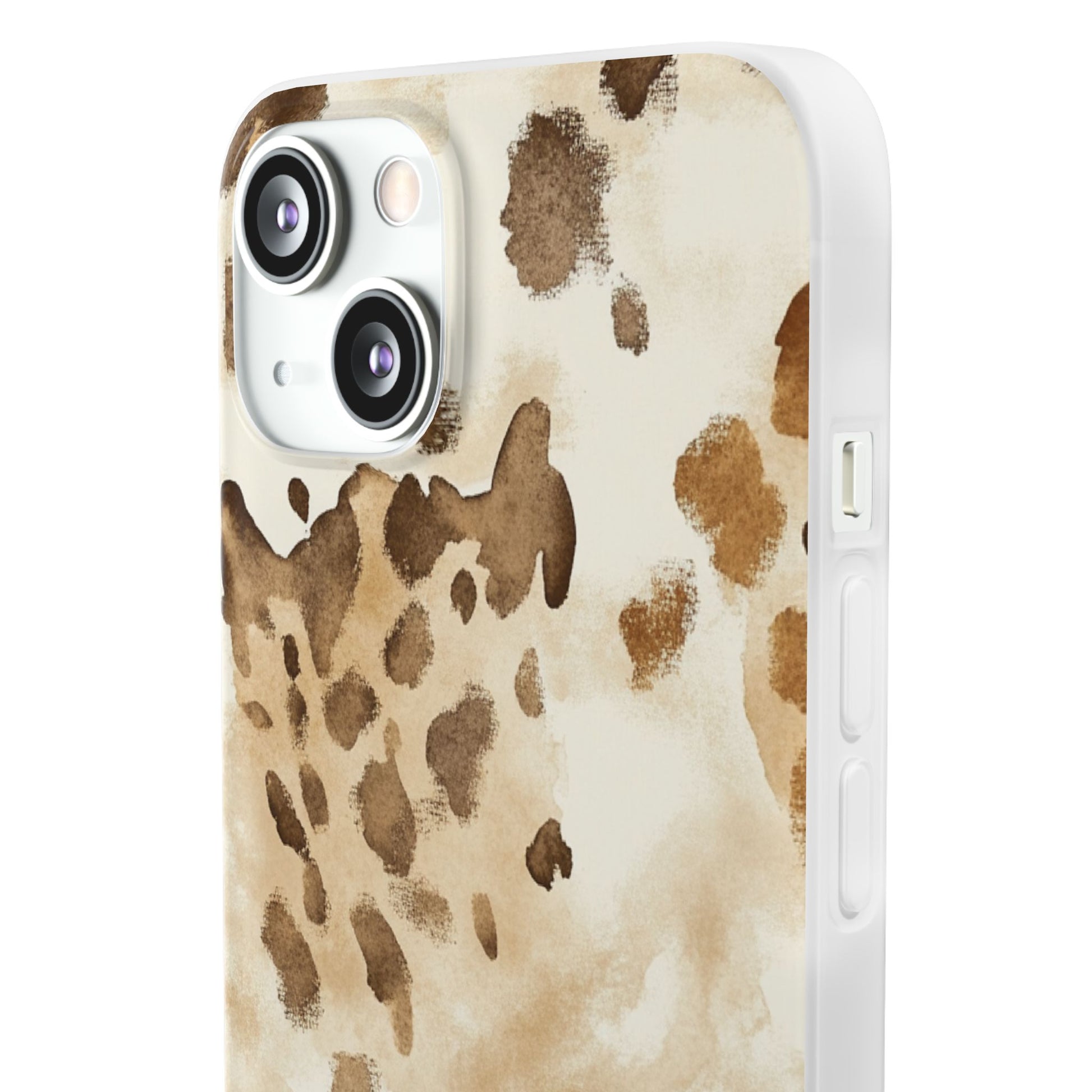 Brown and Beige Watercolor Dalmatian Phone Case, Artsulli - Art is Long, Life is Short, Phone Case, , , , , , , 