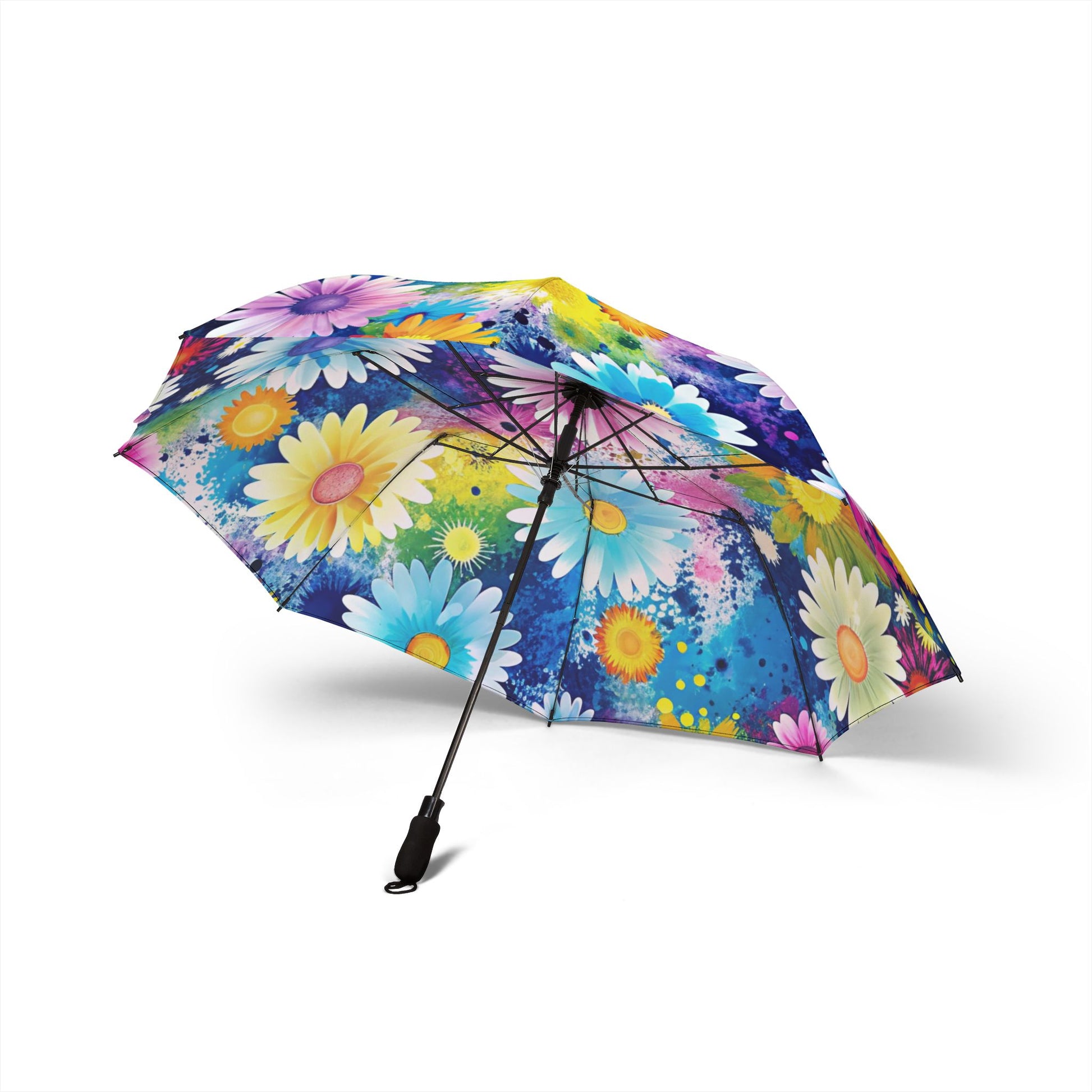 Magical Flower Explosion Multi-Color Semi-Automatic Foldable Umbrella, Artsulli - Art is Long, Life is Short, Accessories, , , , , , , 
