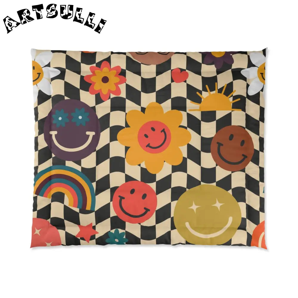 JAKKOUTTHEBXX Trippy x Wavy Checkerboard x Smiley Face x Rainbow x