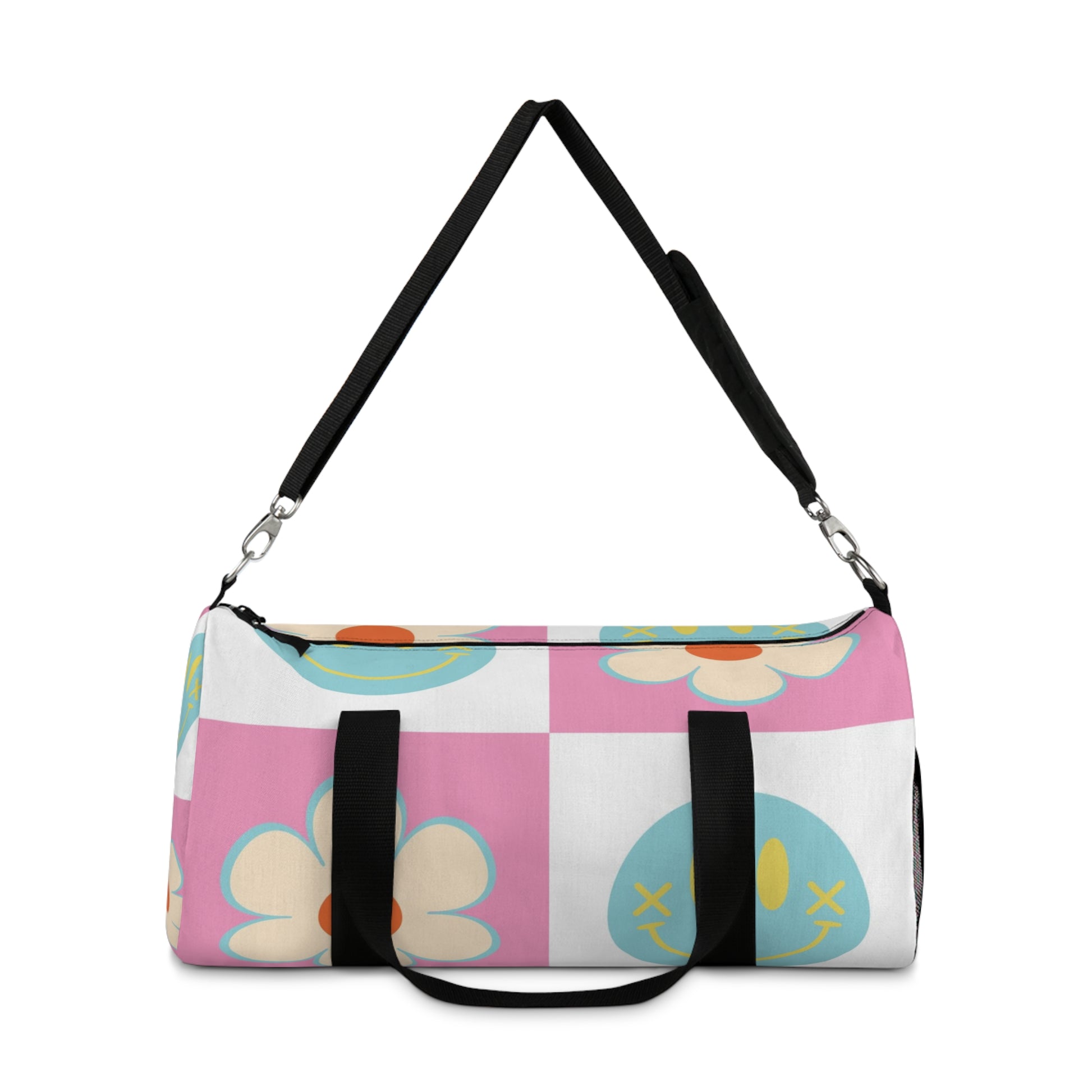 Madotsukis Grin Bloom Duffel Bag, Artsulli - Art is Long, Life is Short, Bags, , , , , , , 