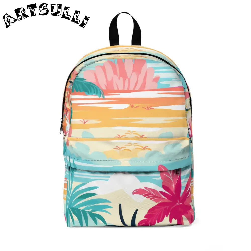 Afshar Island Dream Unisex Classic Backpack, Artsulli - Art is Long, Life is Short, Bags, Size, One size, , , , , 91320949052706135260