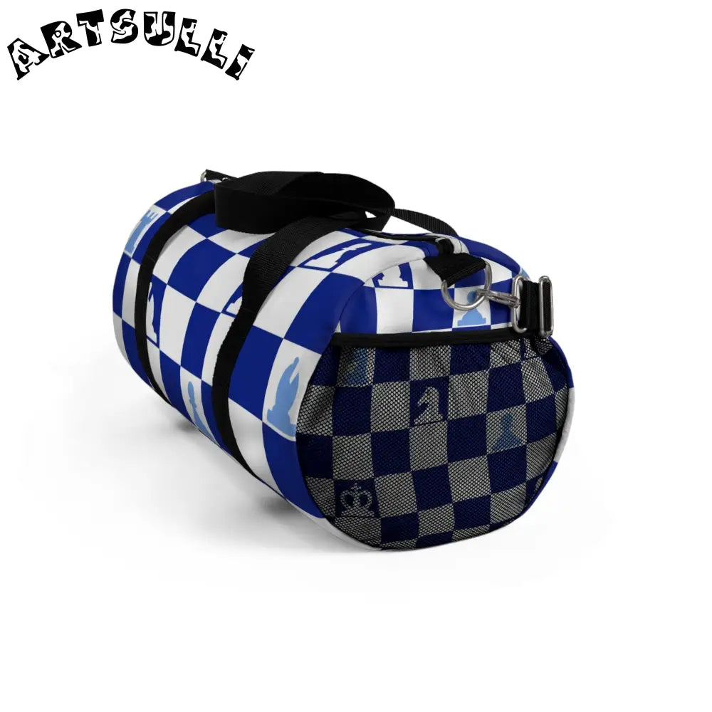 JAKKOUTTHEBXX Checkered Chess Mobile Storage Duffel Bag 2025