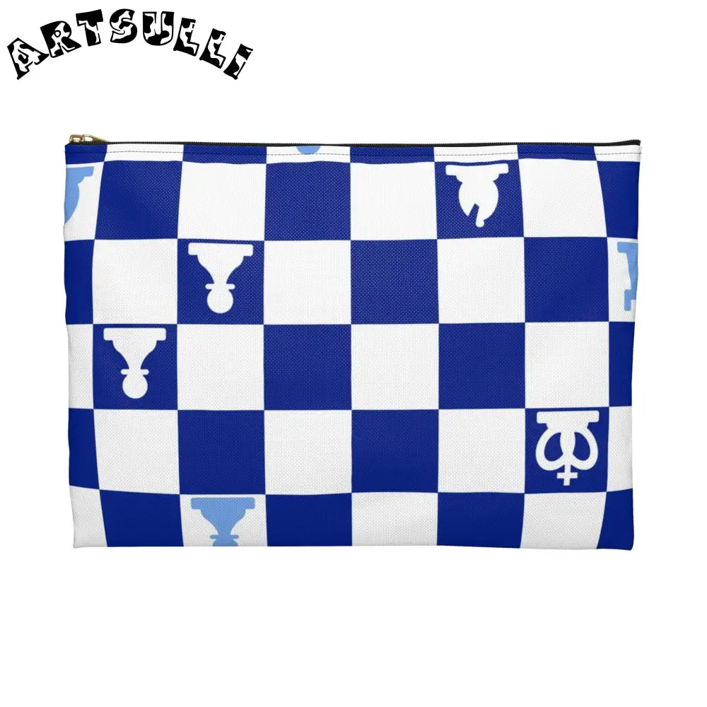 JAKKOUTTHEBXX Chessboard Zipper Pouch 2025