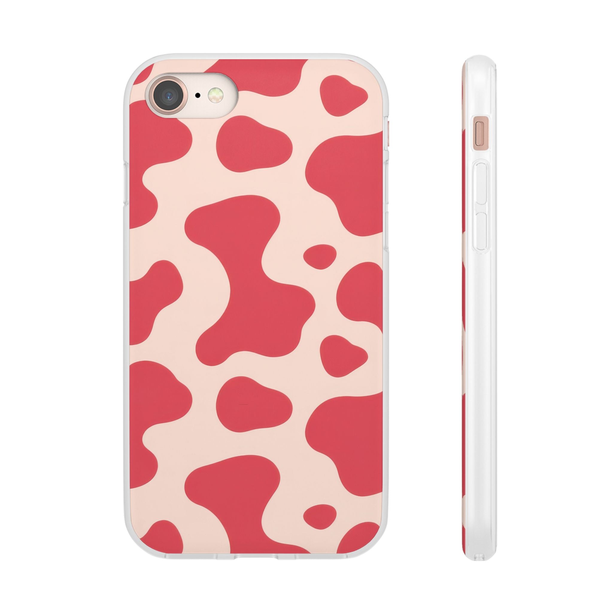 Red Jungle Cow Flexi Cases, Artsulli - Art is Long, Life is Short, Phone Case, Size, iPhone 8, , , , , 32914838246808200880
