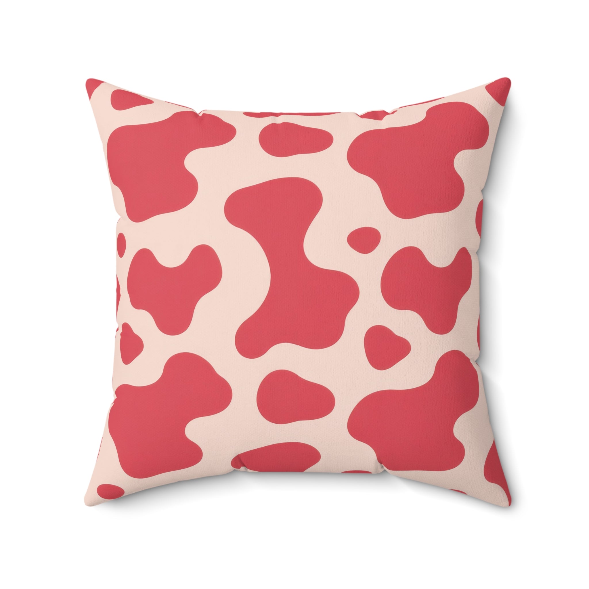 Copy of Red Jungle Cow Spun Polyester Square Pillow, Artsulli - Art is Long, Life is Short, Home Decor, , , , , , , 