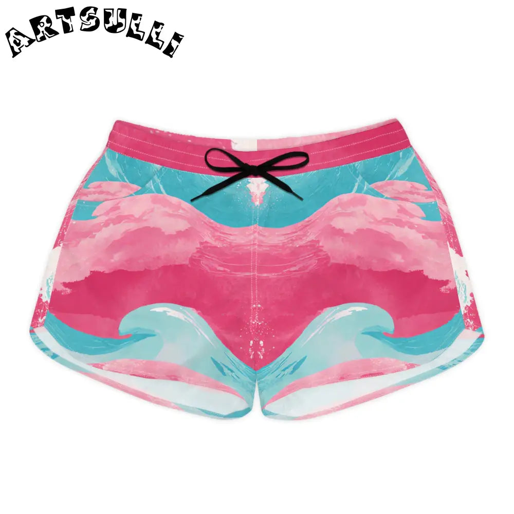 JAKKOUTTHEBXX The Great Pastelwave Women’s Casual Shorts (AOP)