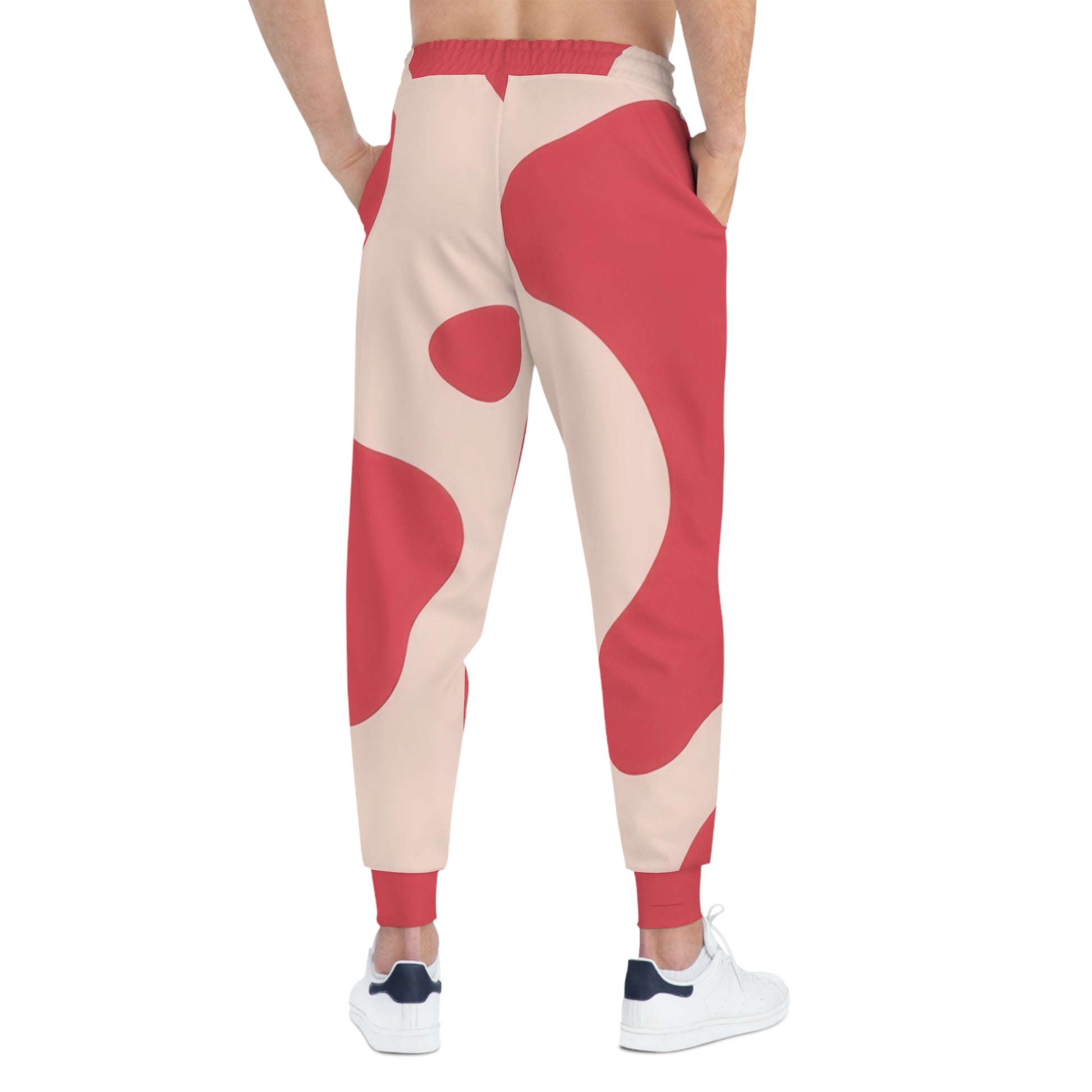 Red Jungle Cow Athletic Joggers (AOP), Artsulli - Art is Long, Life is Short, All Over Prints, , , , , , , 