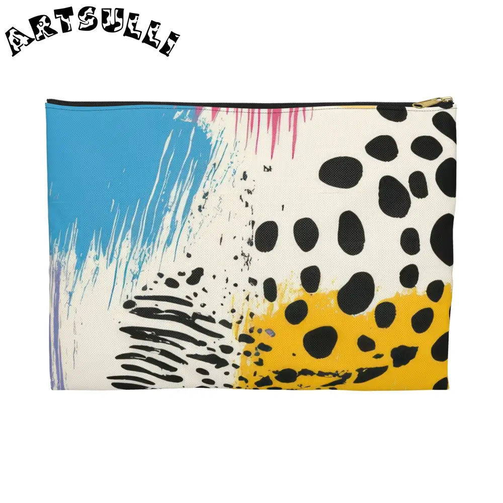 JAKKOUTTHEBXX Rae Zebra Rhapsody Accessory Pouch JAKKOUTTHEBXX