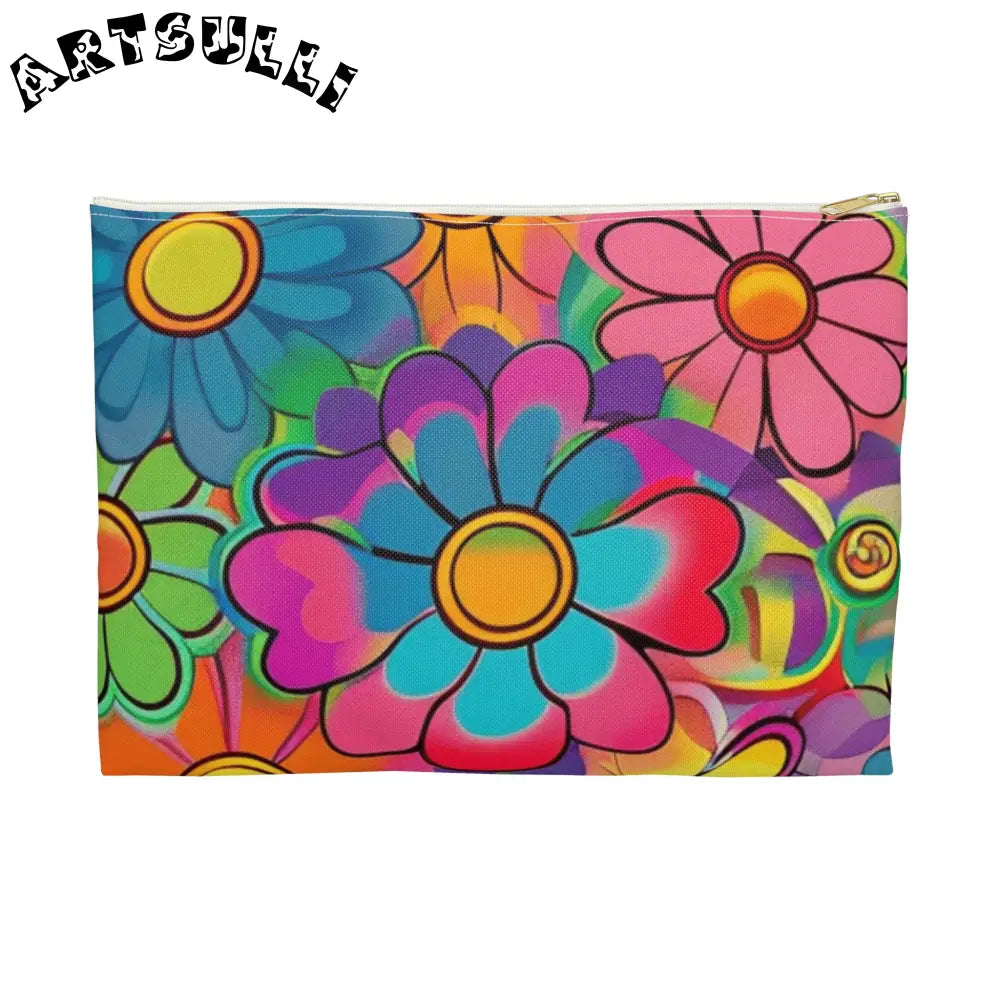 JAKKOUTTHEBXX Chromatic Daisy Dream Accessory Pouch JAKKOUTTHEBXX