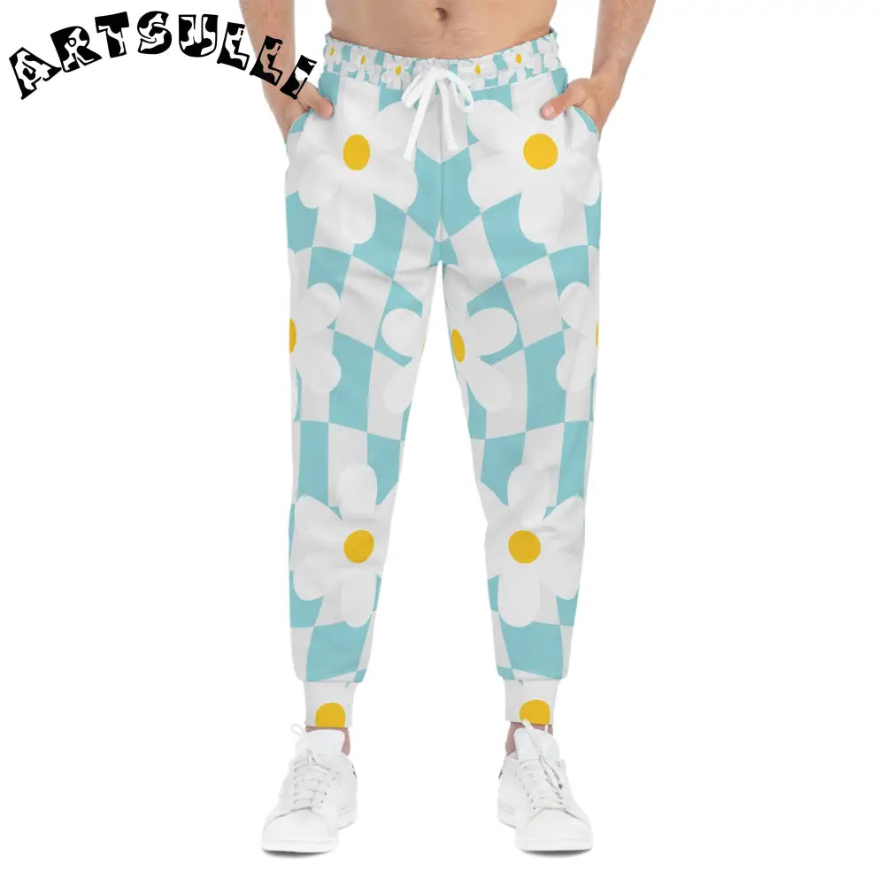 JAKKOUTTHEBXX Trippy Check Garden II Athletic Joggers (AOP)